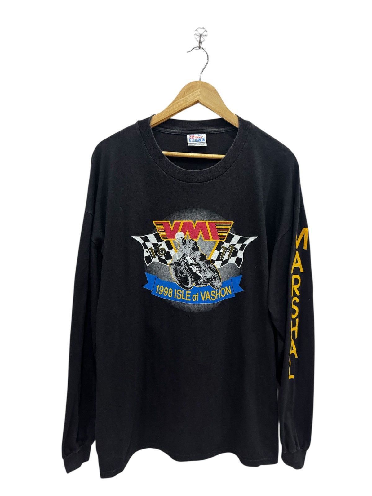 Hanes × Vintage Vintage 1998 Isle Of Vashon Motorcycle Rally Size US XL / EU 56 / 4 - 1 Thumbnail