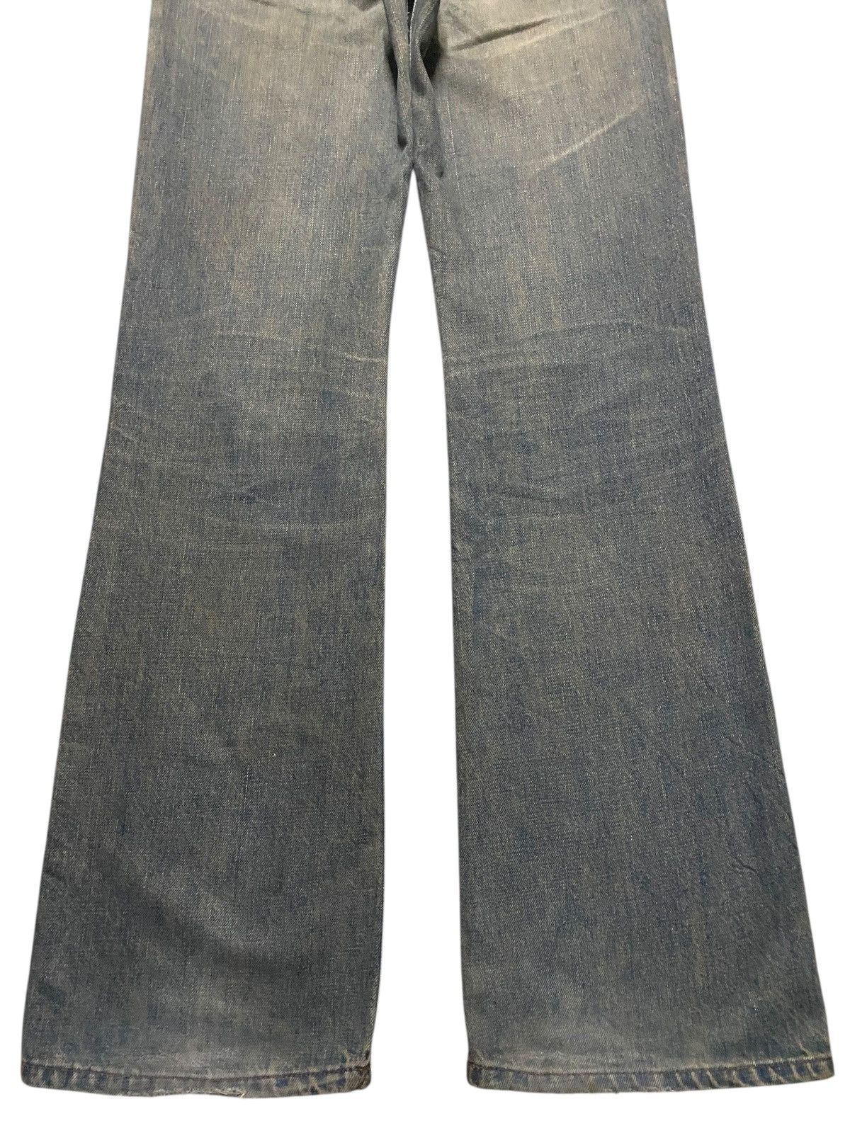 Sandro Vintage Wrangler Sanforized Mud Wash Distressed Flare Jeans Size US 27 - 6 Thumbnail