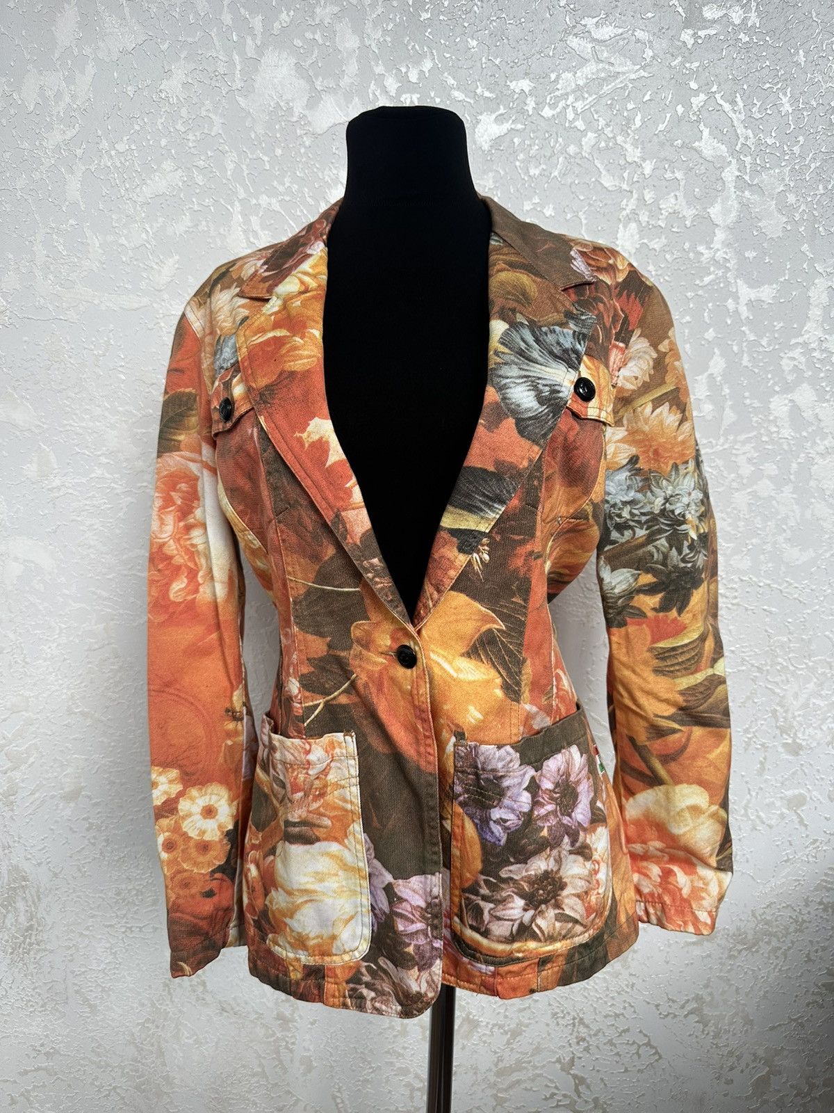 Moschino Moschino Vintage Leave My Plants Alone! Jeans Floral Blazer Size M / US 6-8 / IT 42-44 - 1 Thumbnail
