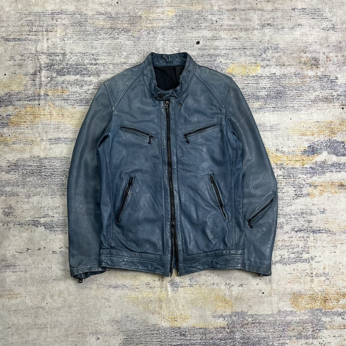 Isamu Katayama Backlash American rag cie riders leather jacket double zipper Size US S / EU 44-46 / 1 - 1 Thumbnail