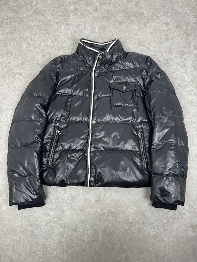John Galliano 2010s John Galliano Black Hooded Puffer Jacket Size US M / EU 48-50 / 2 - 2 Thumbnail