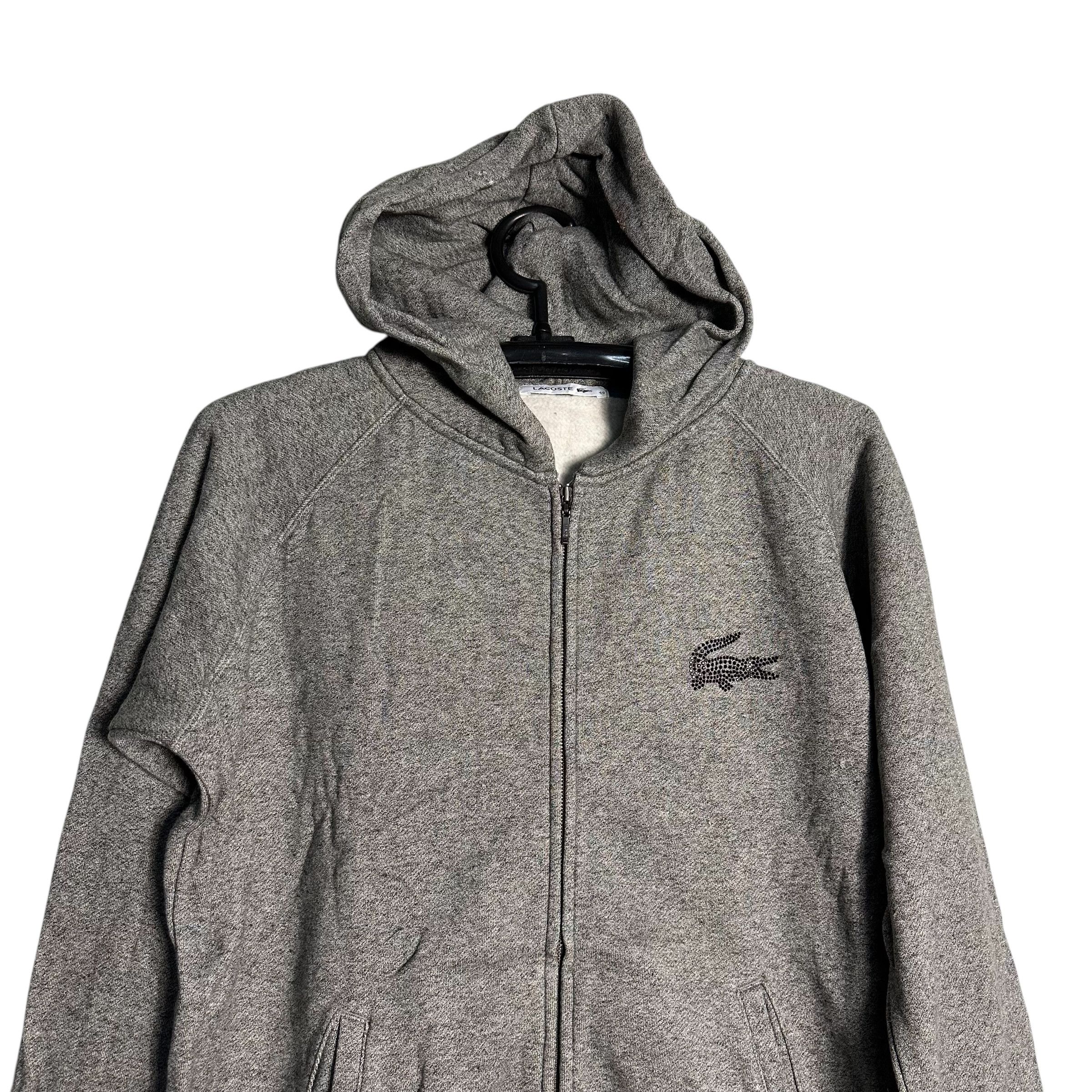 Lacoste 🔥RARE🔥Vintage Lacoste Swarovski Full-Zip Hoodie Sweat Size US XXS / EU 40 - 2 Thumbnail