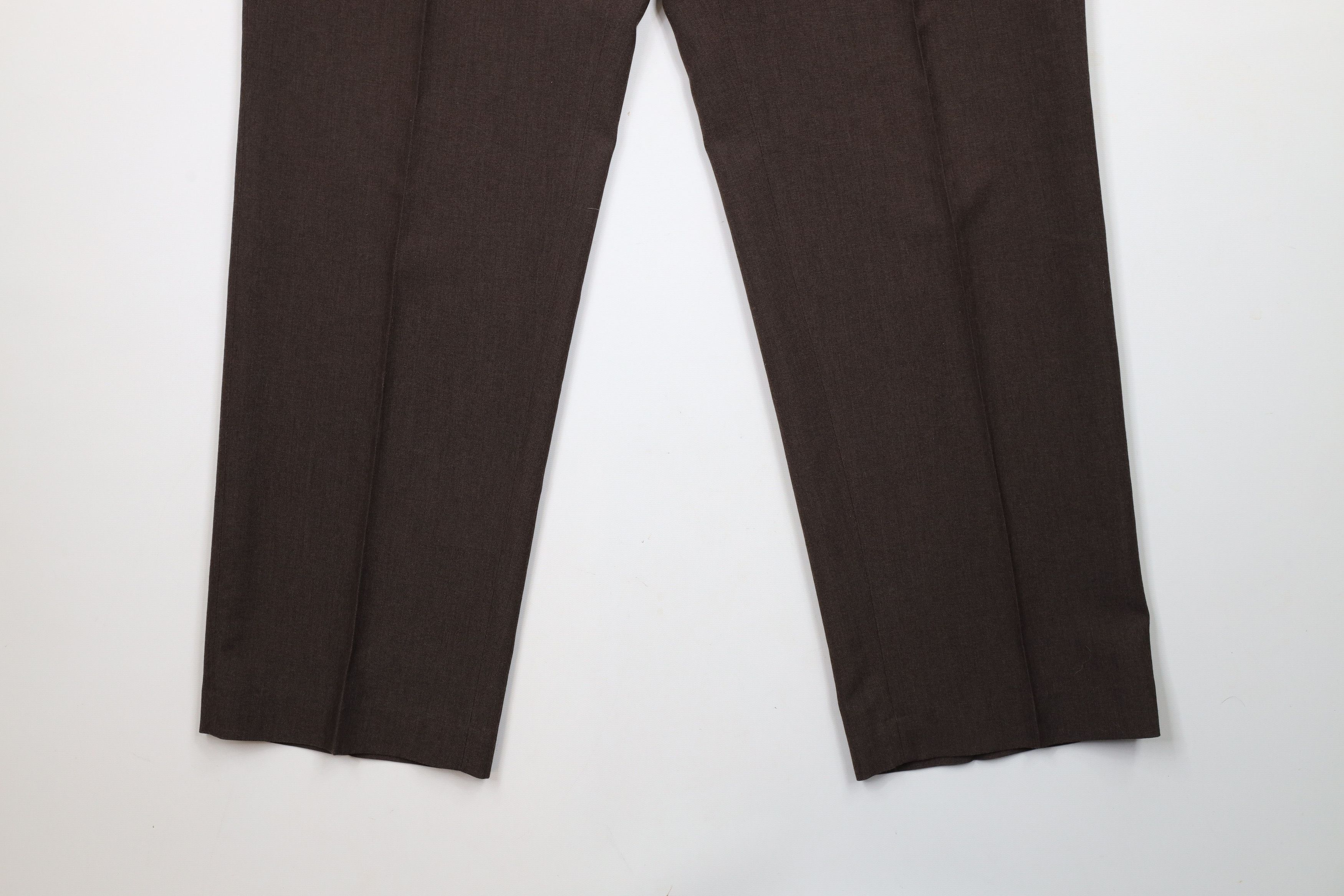 Vintage Vintage 90s Streetwear Flared Wide Leg Chino Pants Brown Size US 34 / EU 50 - 4 Thumbnail