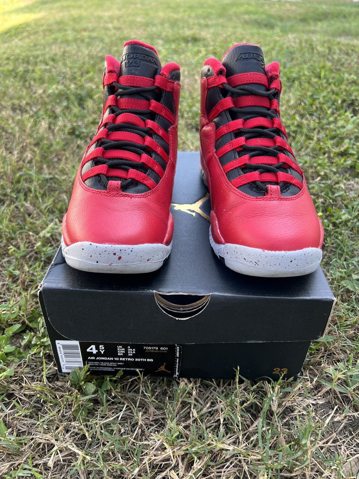 Jordan Brand × Nike Air Jordan 10 “Bulls Over Broadway” Size US 4.5 / IT 34.5 - 2 Thumbnail