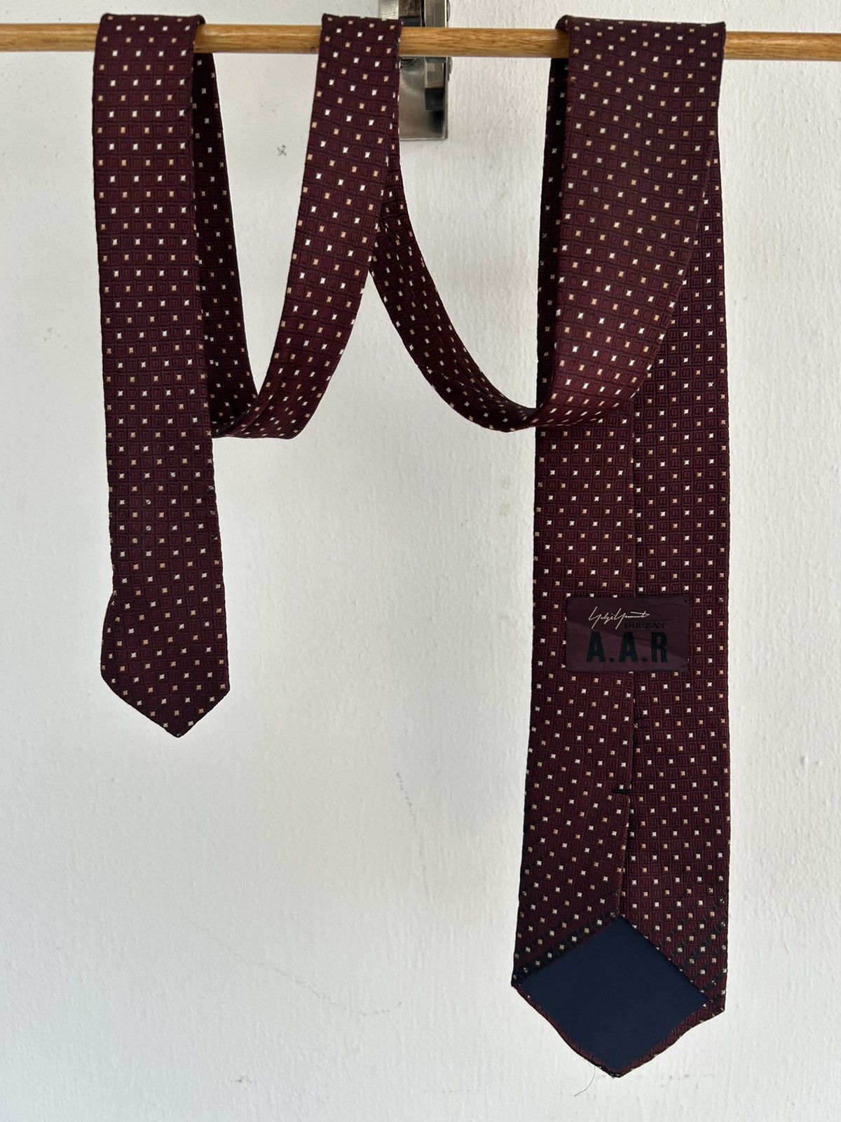 Yohji Yamamoto A.A.R Durban Yohji Vintage Tie Size ONE SIZE - 2 Thumbnail