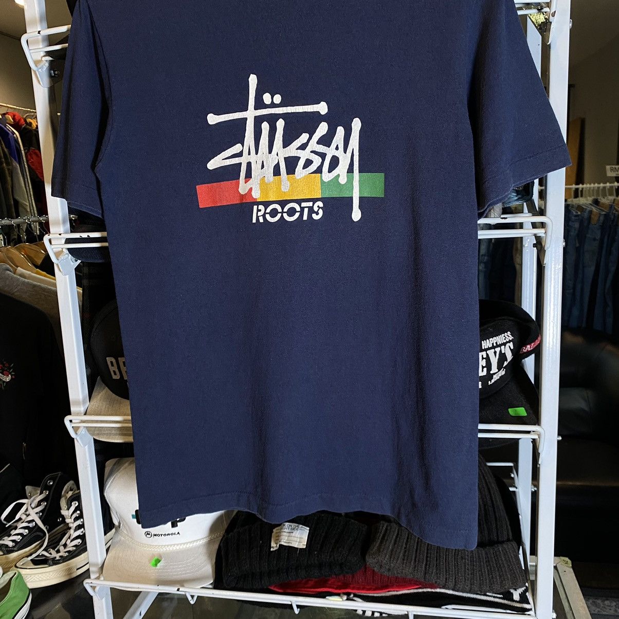 Stussy Stussy roots rasta 90’s vintage t shirt Size US S / EU 44-46 / 1 - 4 Thumbnail