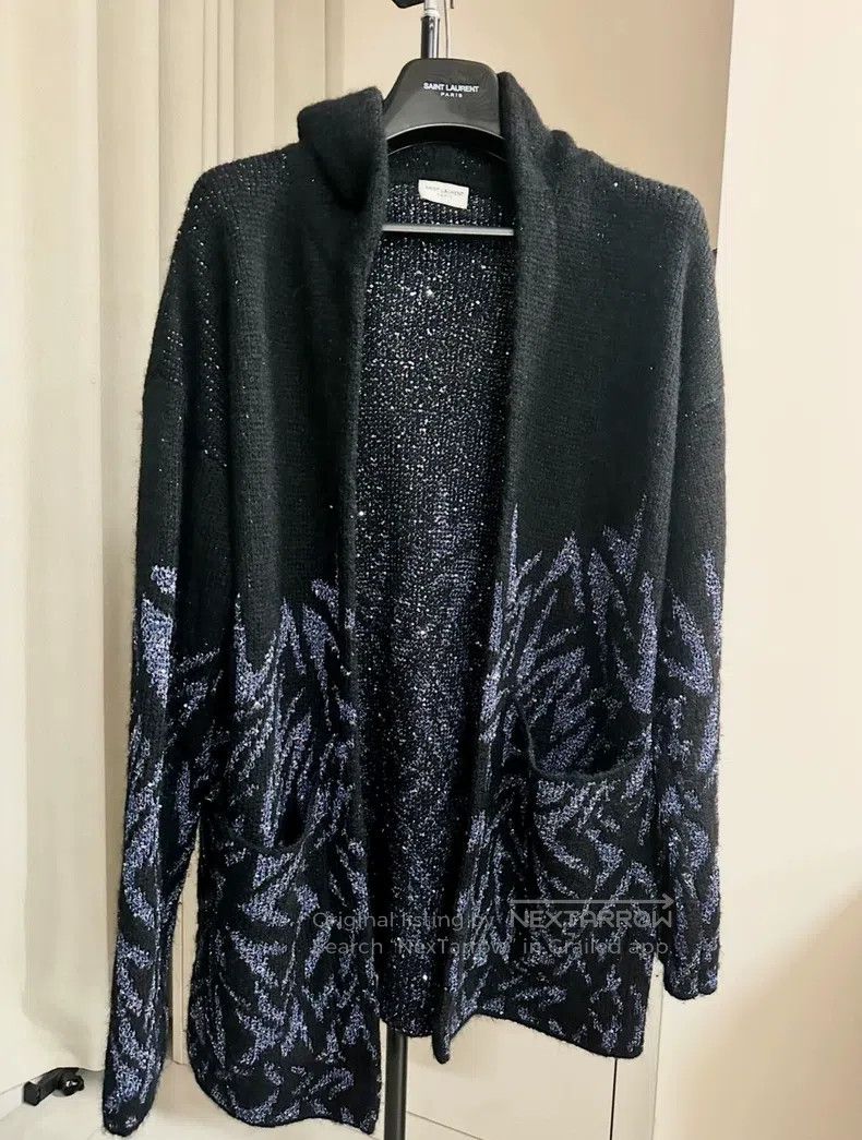 Saint Laurent Paris Saint Laurent Paris Lightning cardigan Size US M / EU 48-50 / 2 - 1 Thumbnail