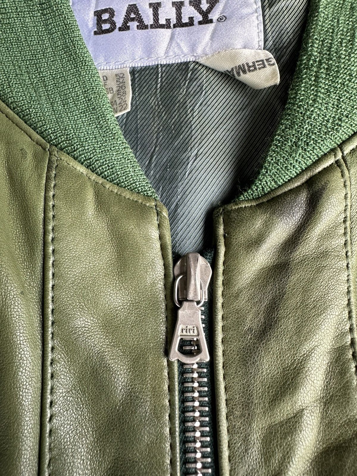 Bally Vintage Bally Leather Jacket Z69 Size US L / EU 52-54 / 3 - 12 Thumbnail