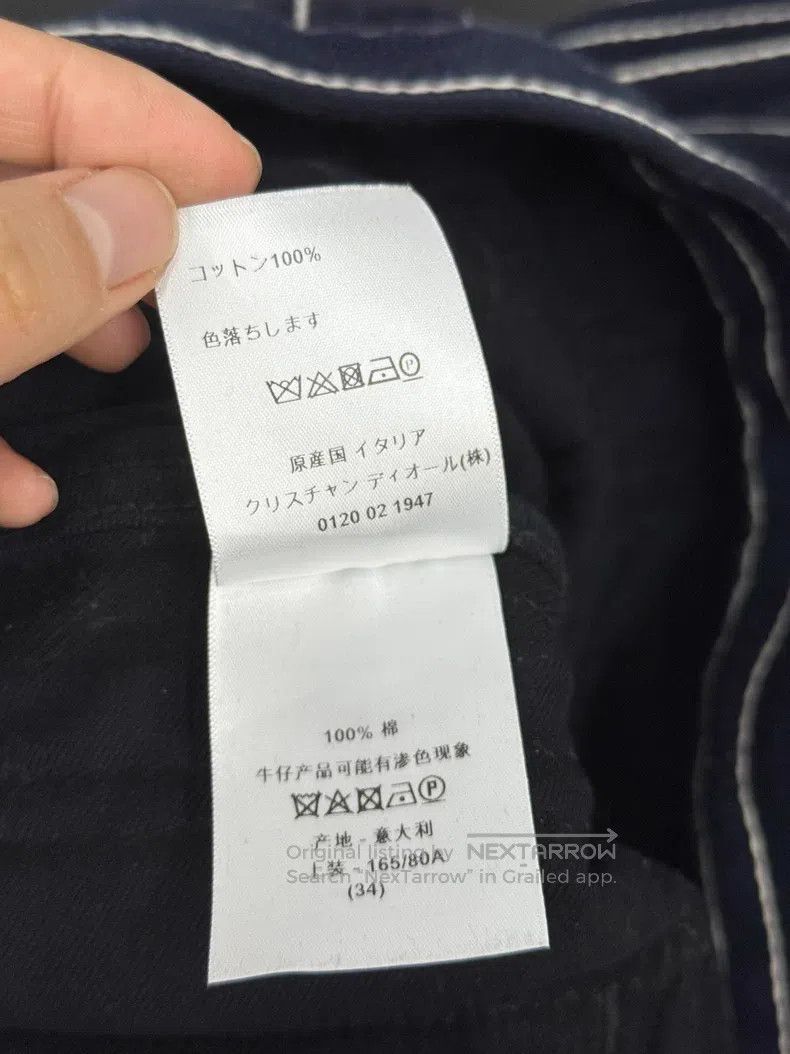 Dior Dior Blue and white vertical striped denim jacket Size XXS / US 00 / IT 34 - 6 Thumbnail
