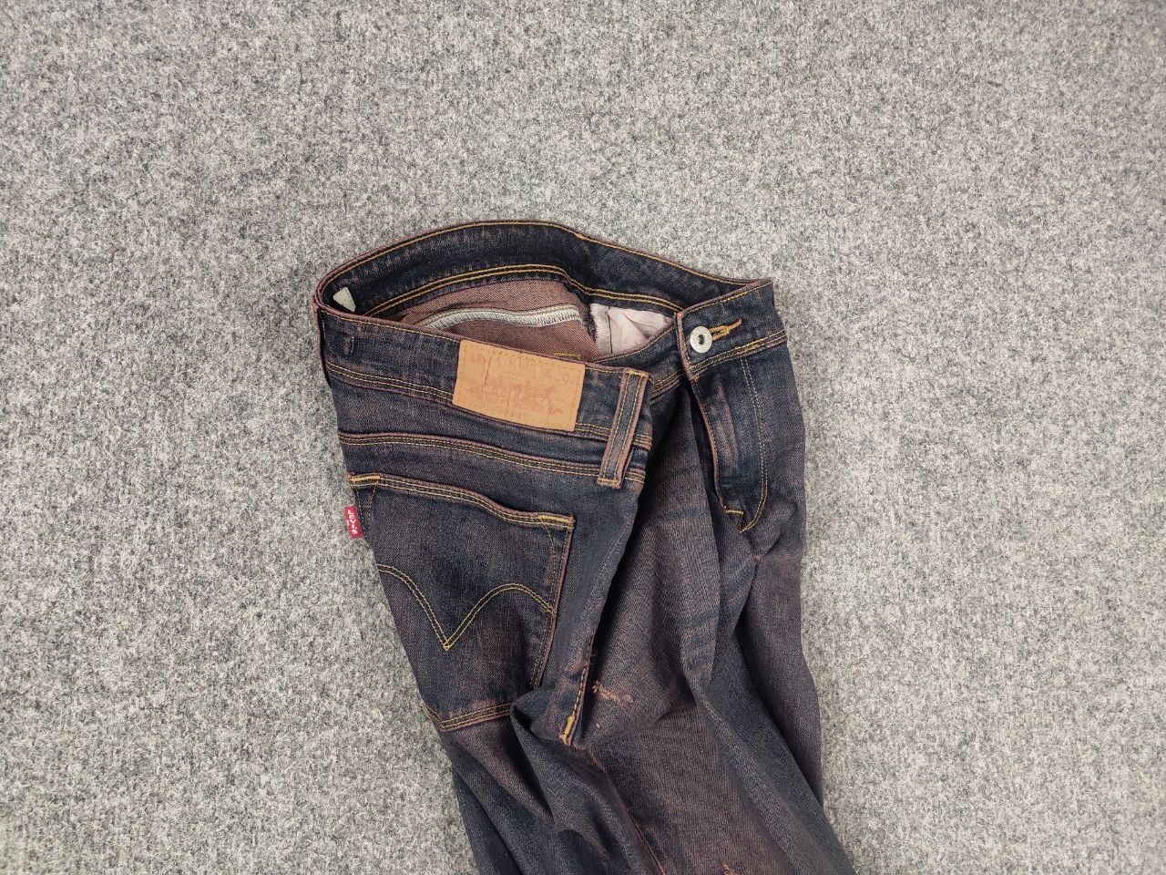 Le Grande Bleu (L.G.B.) Vintage Levis 572 Bootcut Jeans if six was nine Y2K LGB Size 31" - 4 Thumbnail