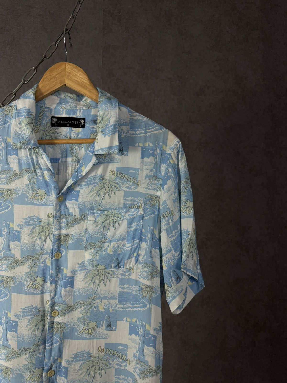 Allsaints Allsaints Sayonara art crazy designer hawaiian shirt Size US M / EU 48-50 / 2 - 2 Thumbnail