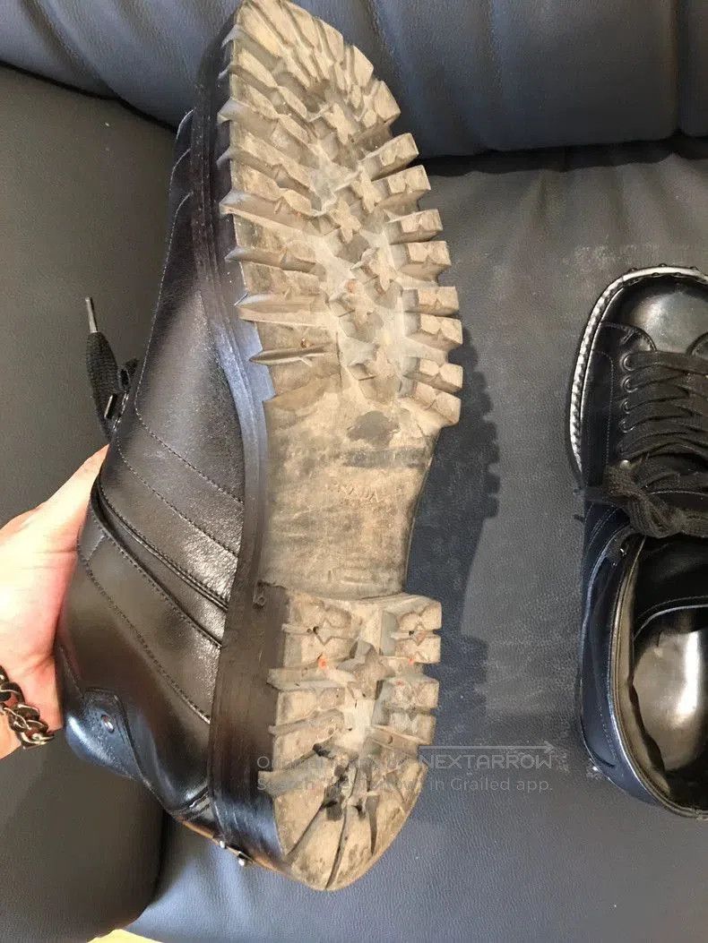 Prada Prada Military Boots with Steel Caps. Size US 10 / EU 43 - 4 Thumbnail