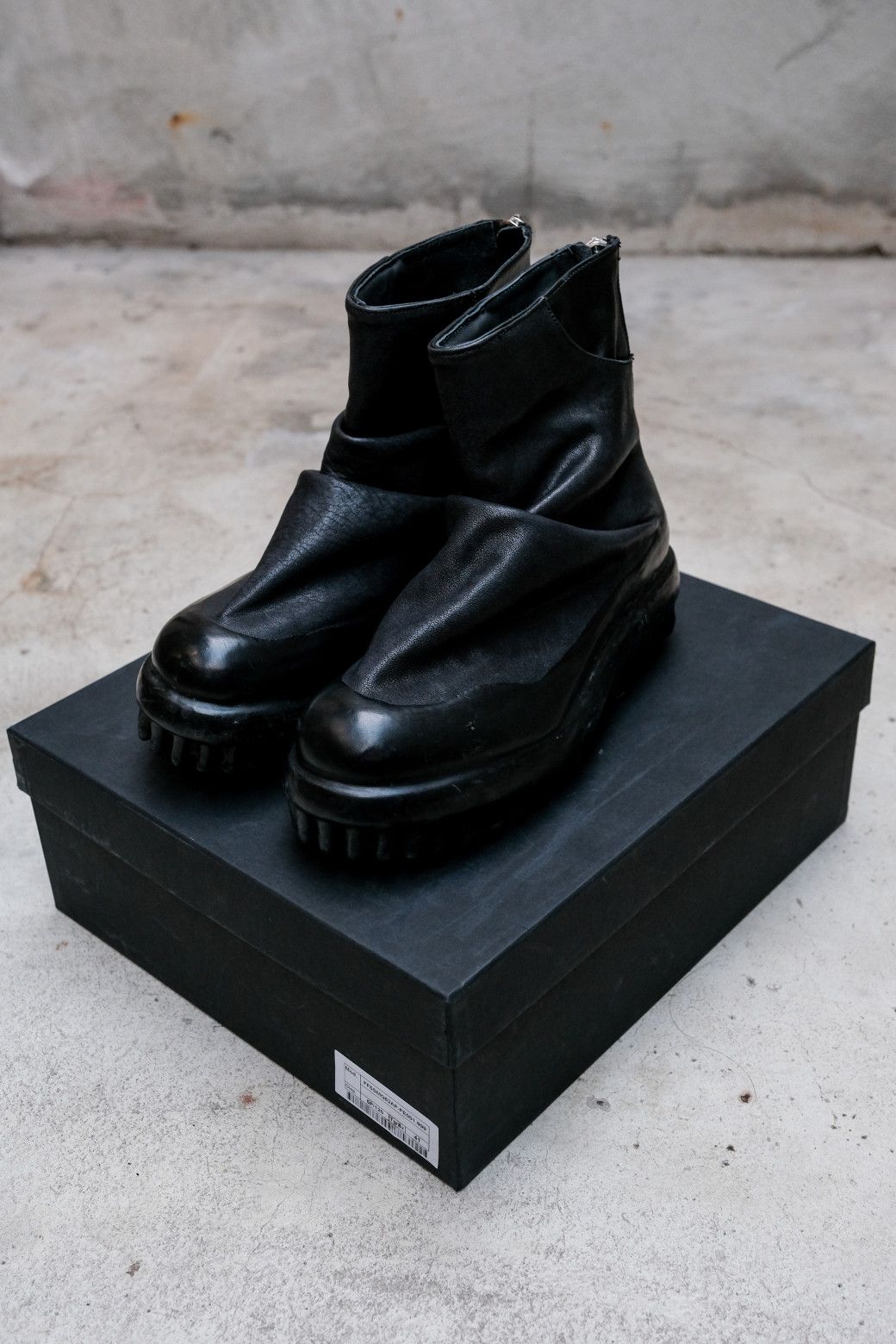 424 424 Miner Marathon Boots in Black & Wax Spray Size US 8 / EU 41 - 10 Thumbnail