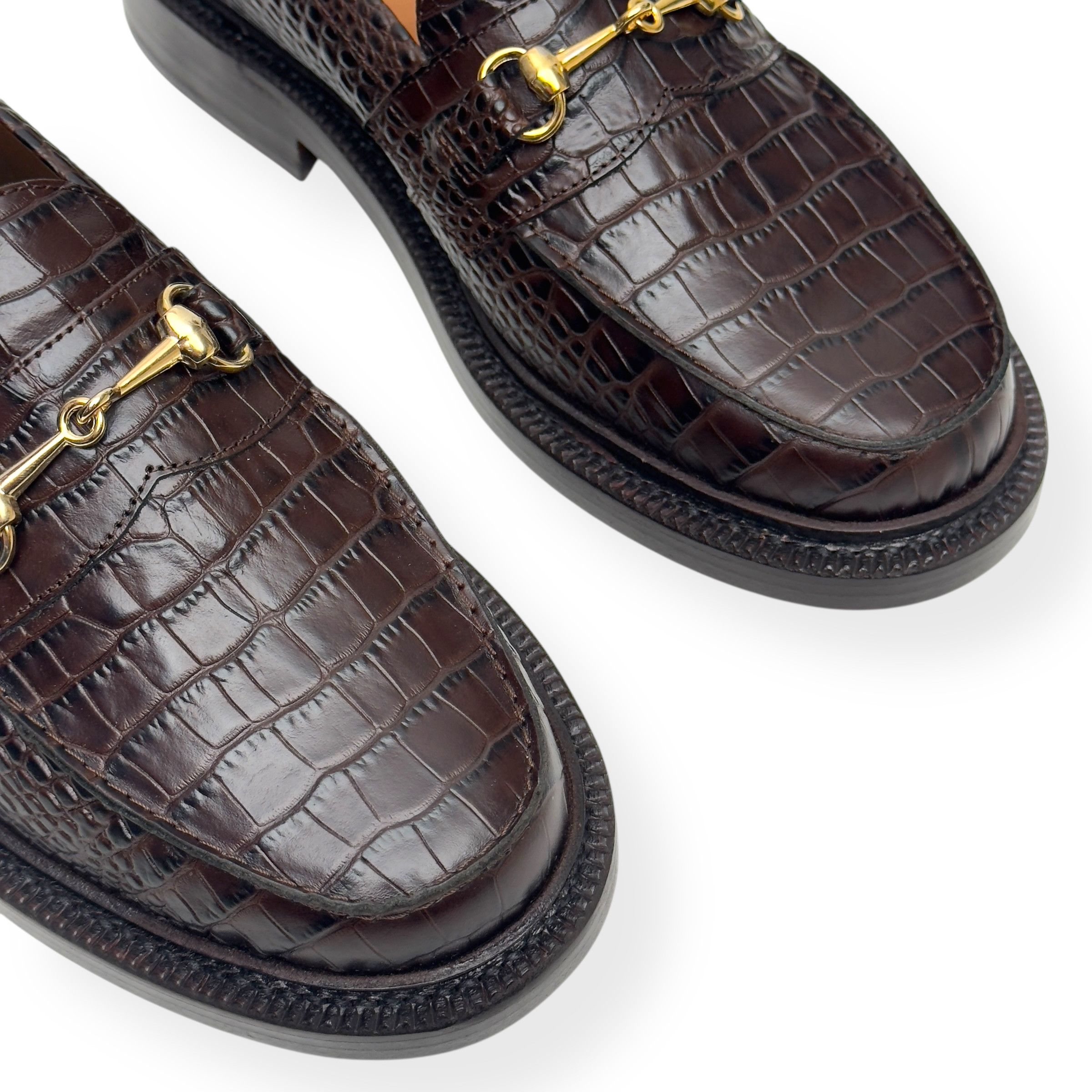 Blackstock & Weber BLACKSTOCK & WEBER THE MASON HORSE BIT LOAFER WALNUT US6 Size US 6 / EU 39 - 6 Thumbnail
