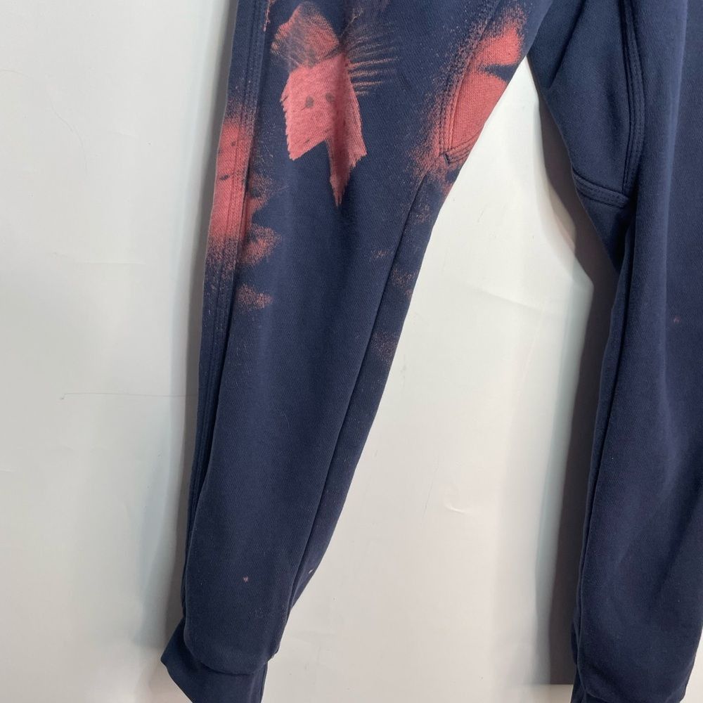 Nike Nike Navy Bleach Dyed Sweatpants Small Size US 34 / EU 50 - 3 Thumbnail