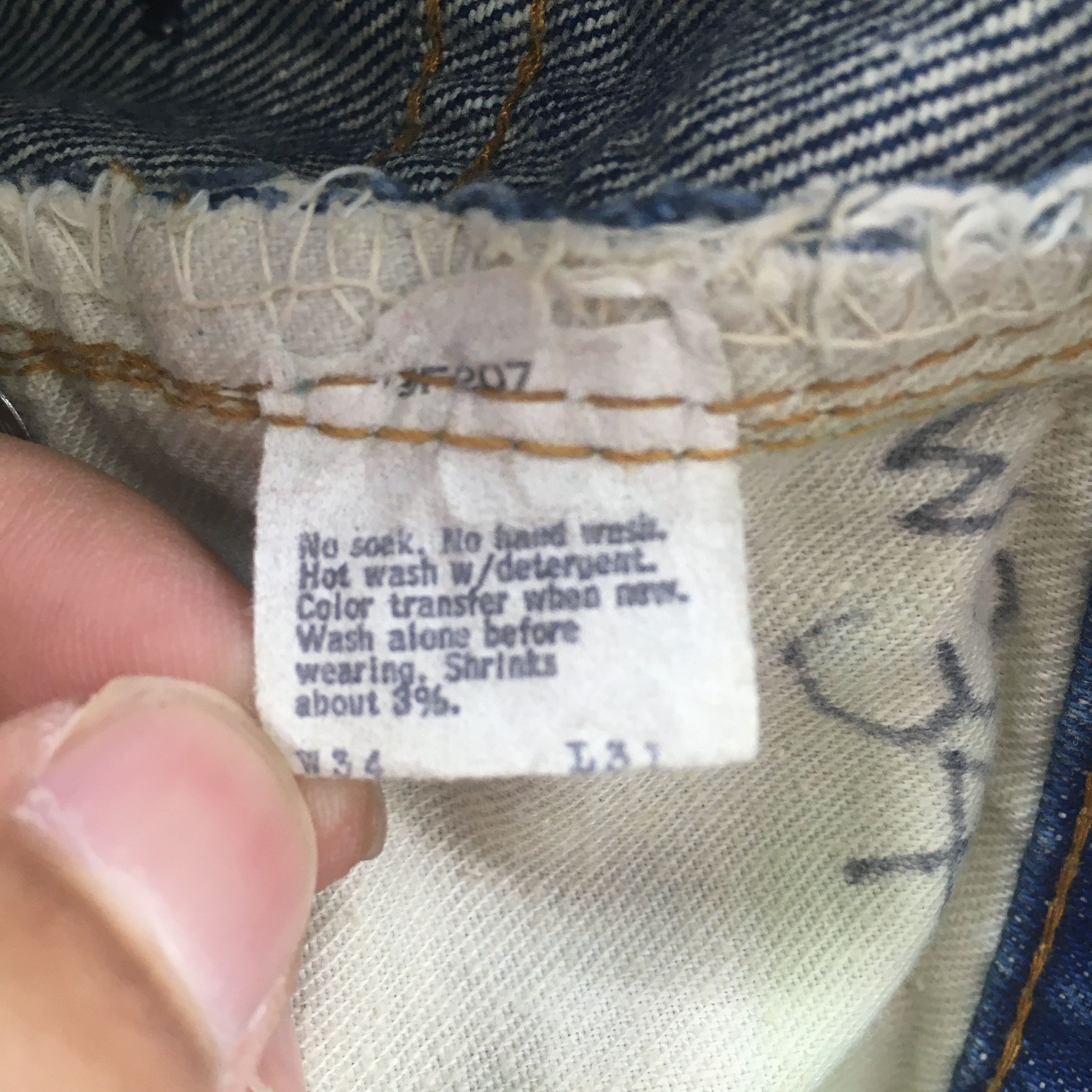 Levi's Size 32x31 80s Levi's 517 Bootcut Bell Bottom Jeans S1988 Size US 32 / EU 48 - 14 Thumbnail