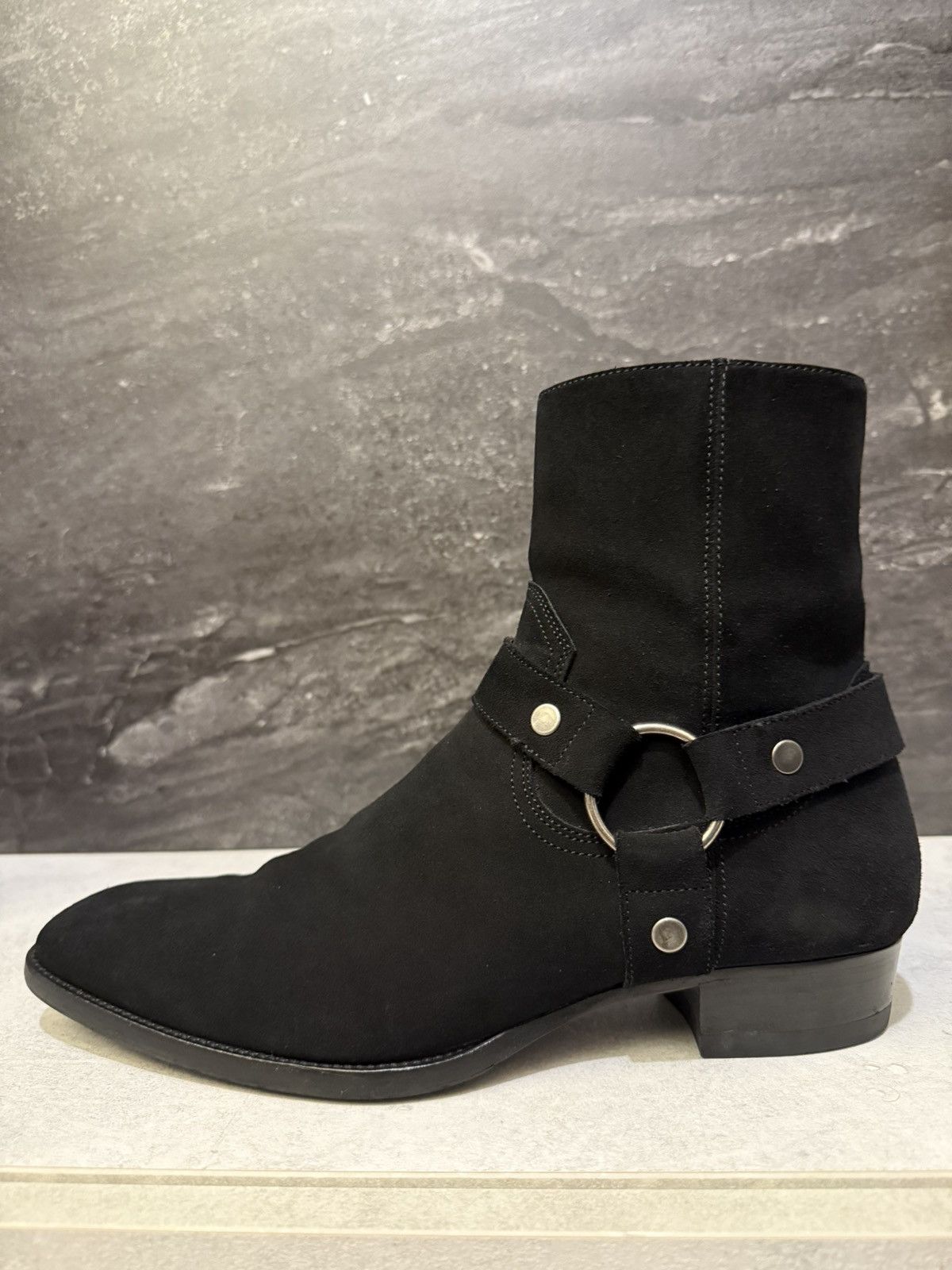 Hedi Slimane × Saint Laurent Paris RARE SS15 LIZARD SKIN WYATT