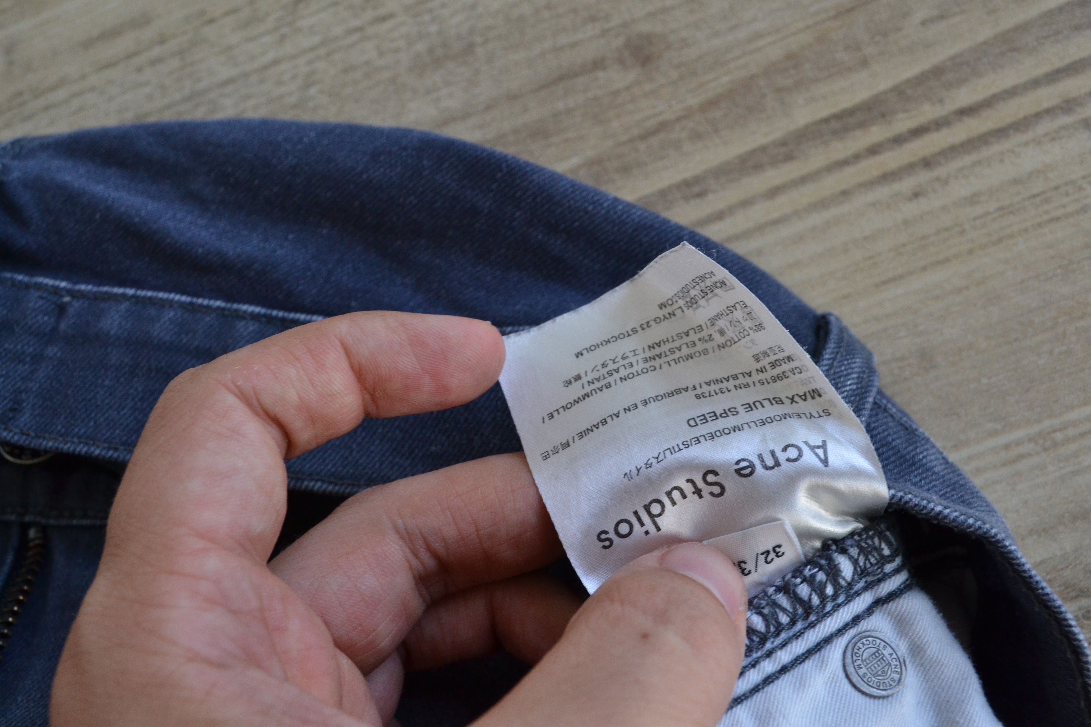 Acne Studios 🔴 ACNE STUDIOS Jeans Denim Pants MAX BLUE SPEED Size US 32 / EU 48 - 4 Thumbnail