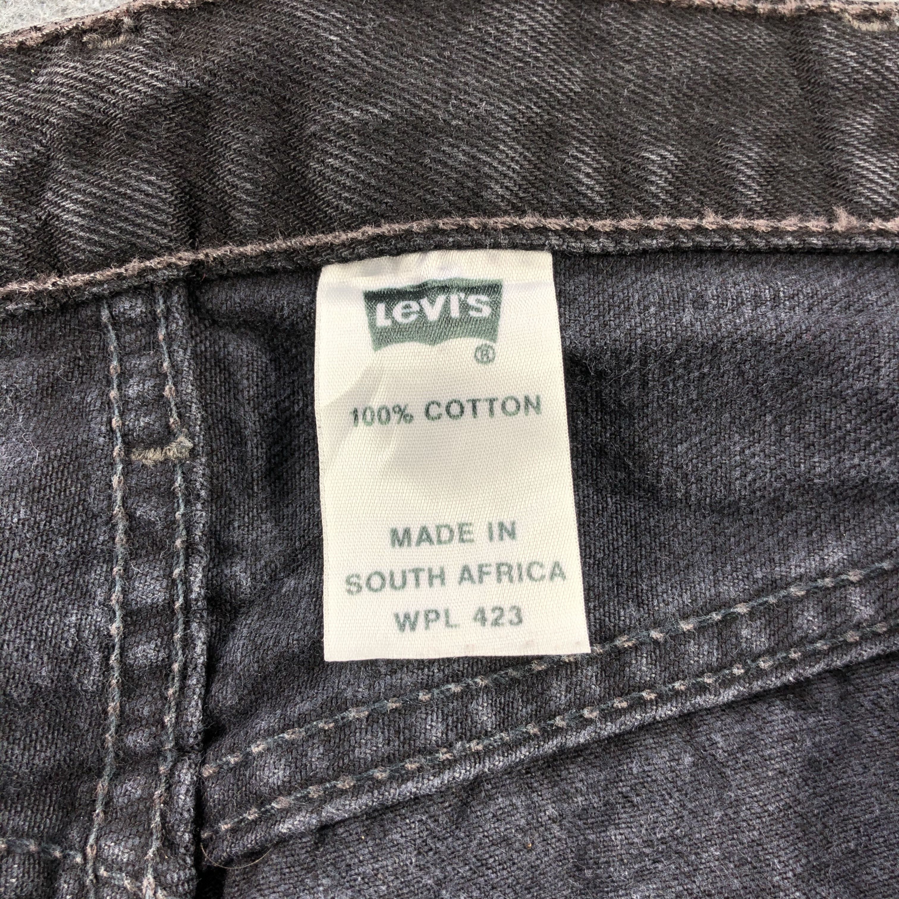 Levi's Vintage 90s Dark Wash Levis 501 Jeans-JM977 Size US 37 - 9 Thumbnail
