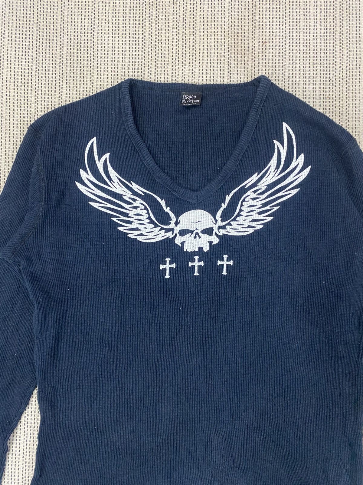 If Six Was Nine Archive Style Skull & Cross Graphic Shirt Size US XL / EU 56 / 4 - 2 Thumbnail