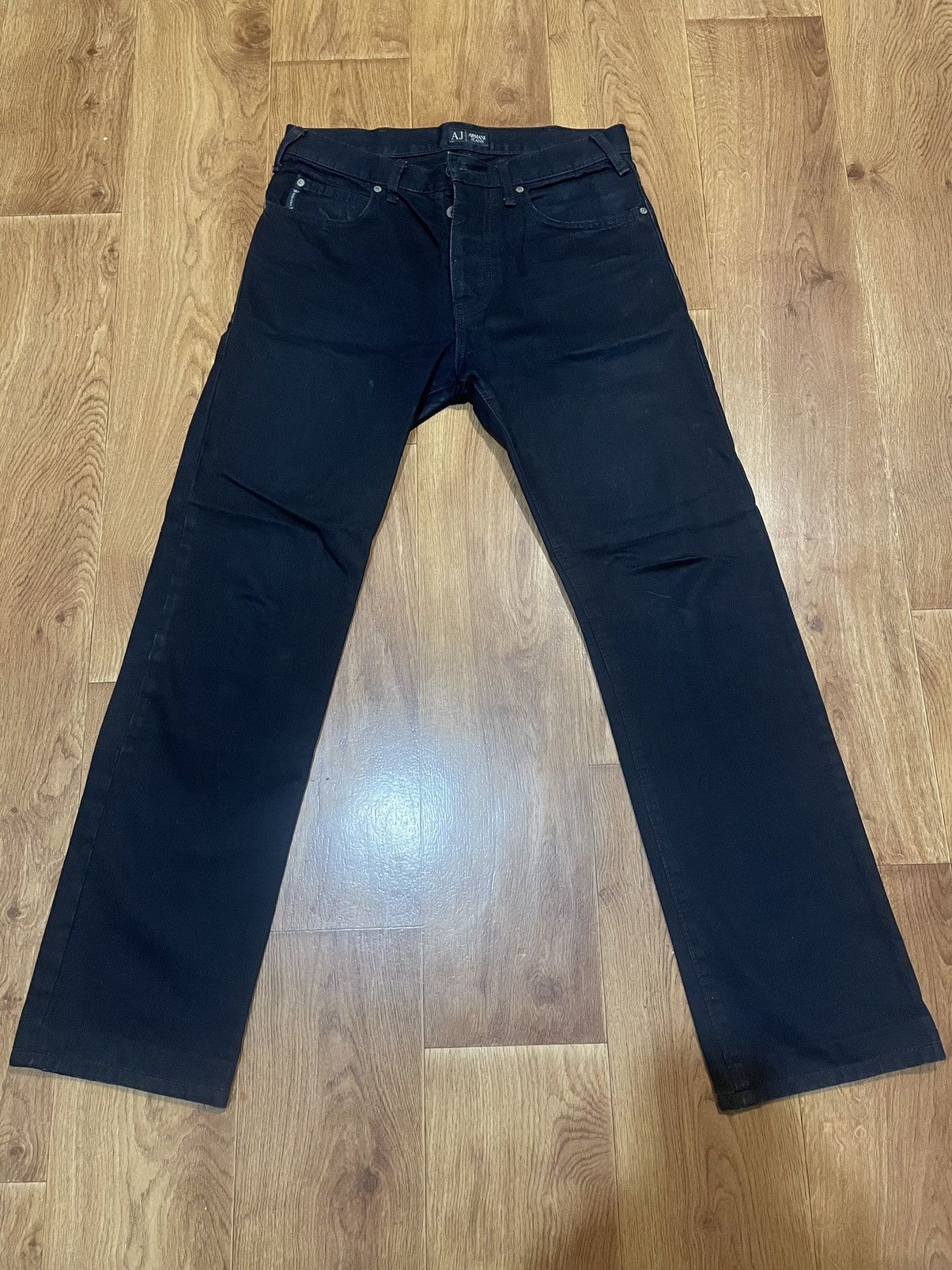 Armani Armani Black Jeans Size US 32 / EU 48 - 1 Thumbnail