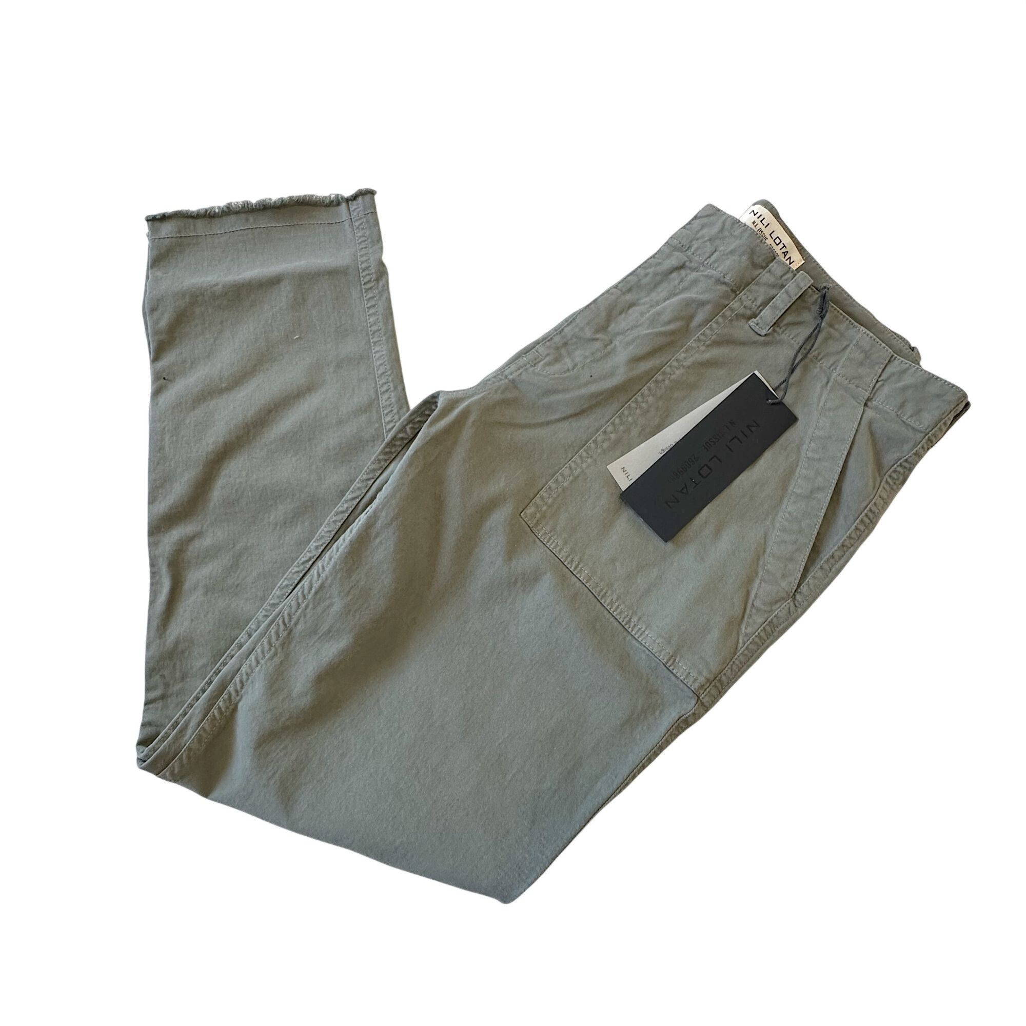 Nili Lotan Nili Lotan Jenna Pants in Admiral Green, Size 8, NWT Size 30" / US 8 / IT 44 - 3 Thumbnail