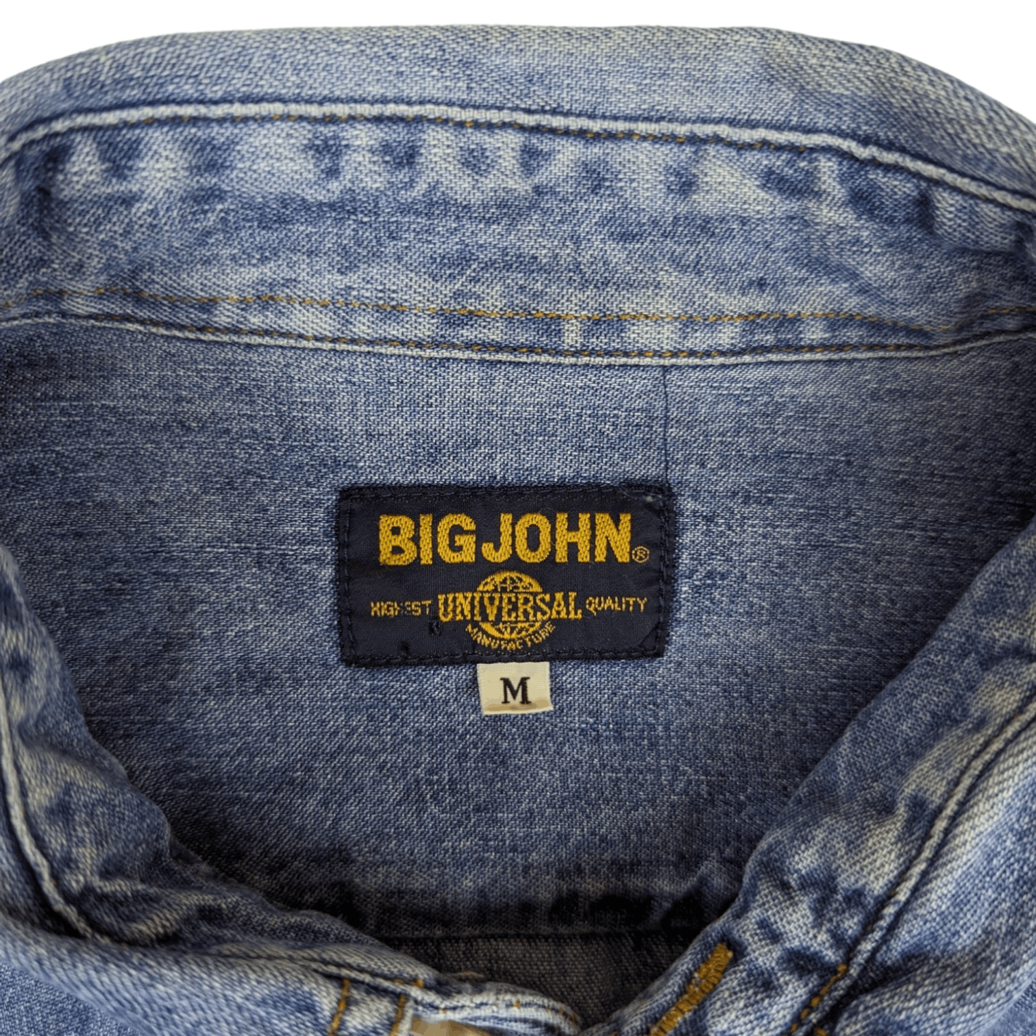 Big John BIG JOHN Jeans Button Up Denim Shirt Flannel Size US M / EU 48-50 / 2 - 10 Thumbnail