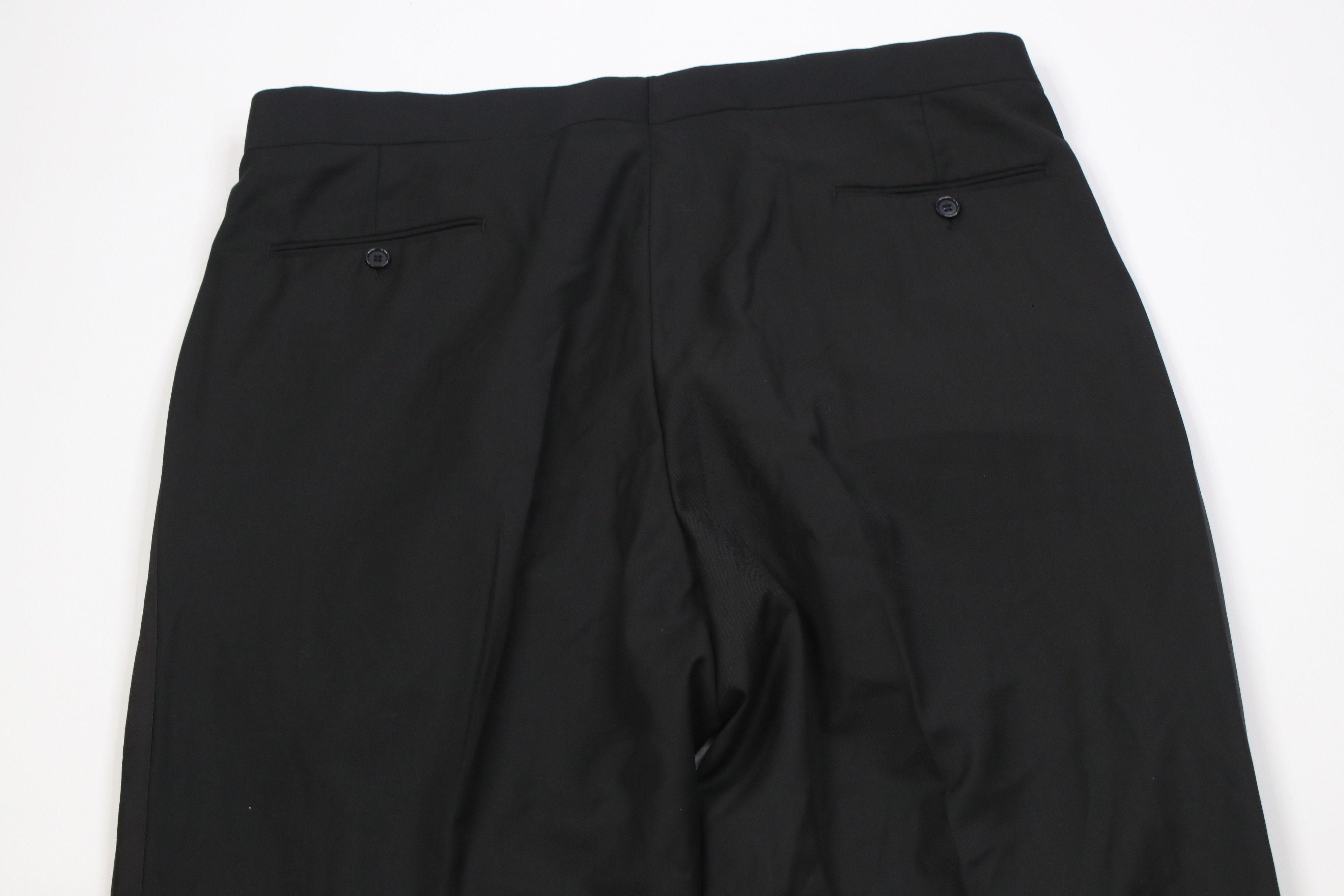 Vintage Vintage 90s Streetwear Wide Leg Tuxedo Chino Pants Black Size US 40 / EU 56 - 10 Thumbnail