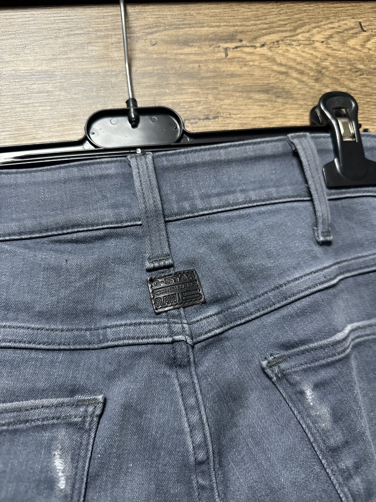 G-Star 29x32 G-Star 3D Zip Knee Pocket Distressed Skinny Jeans Size US 29 - 10 Thumbnail