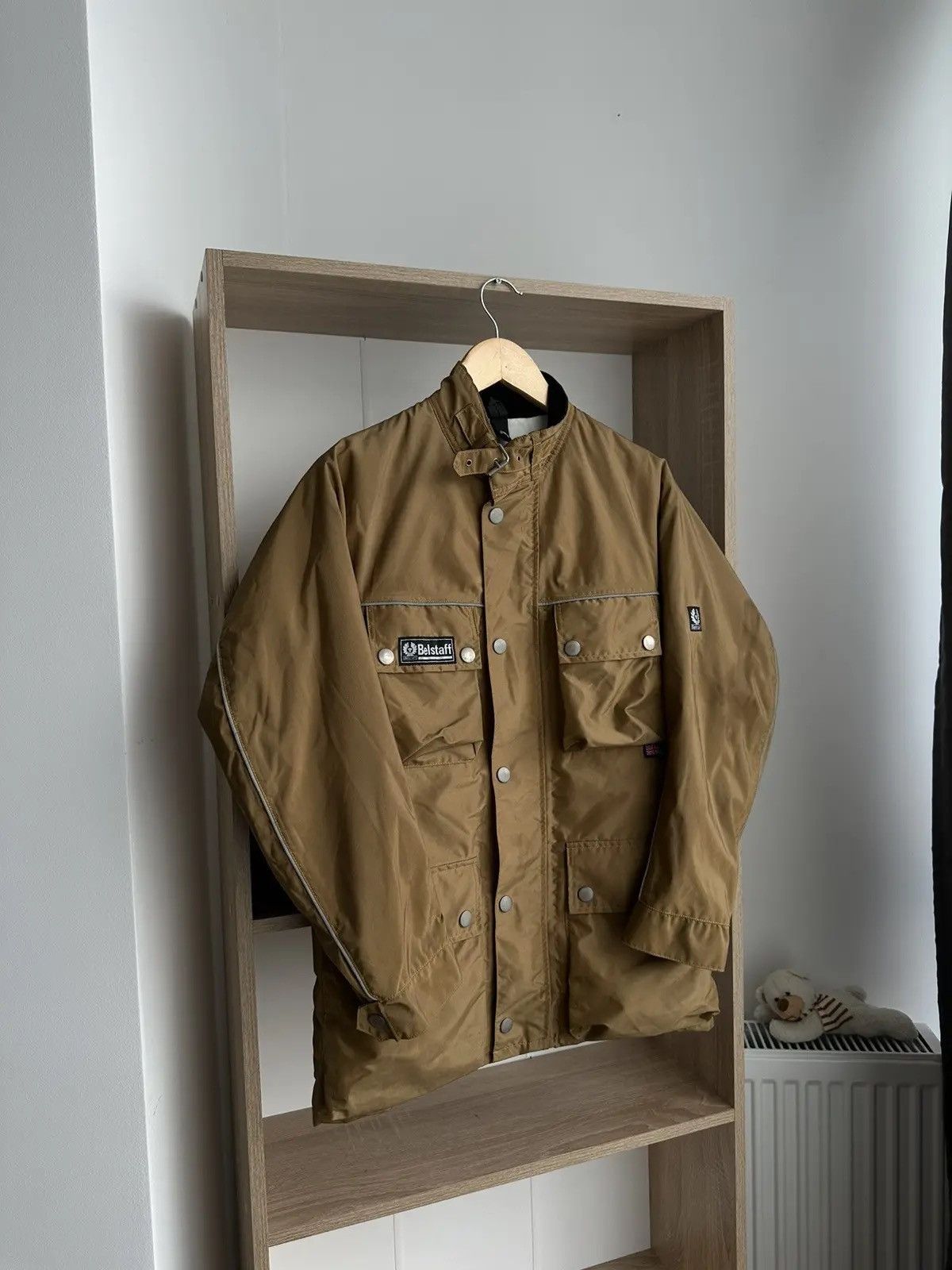 Belstaff × Vintage Vintage Belstaff Nylon Brown Motorcycle Nylon Jacket Size US M / EU 48-50 / 2 - 1 Thumbnail