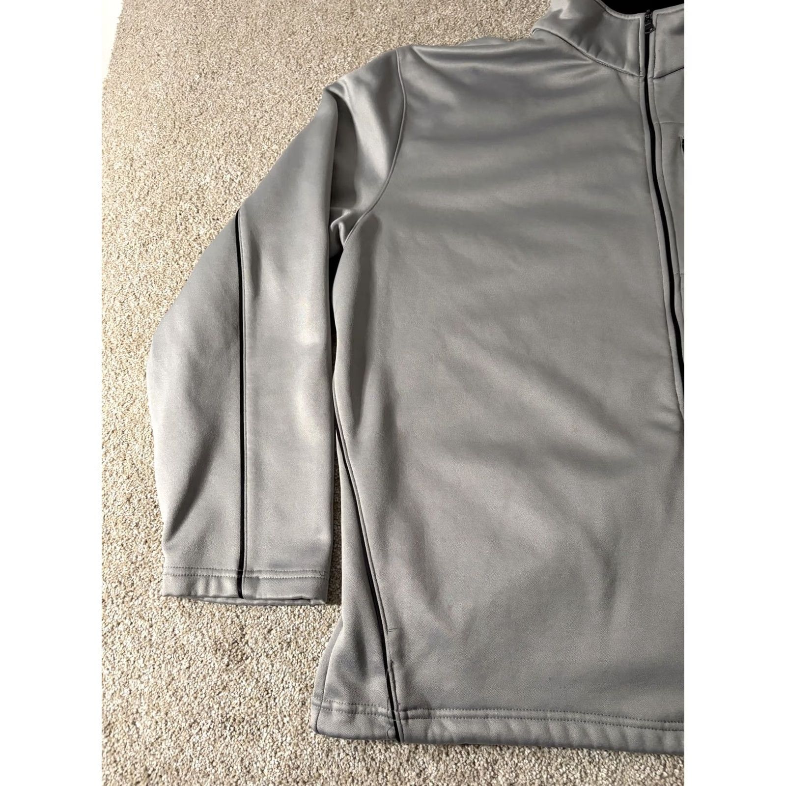 Nautica Nautica Competition Jacket Mens 2XL Gray Full Zip Softshell Lined Walking Jacket Mens 2XL Gray Full Zip Softshell Lined Pockets Size US XXL / EU 58 / 5 - 2 Thumbnail