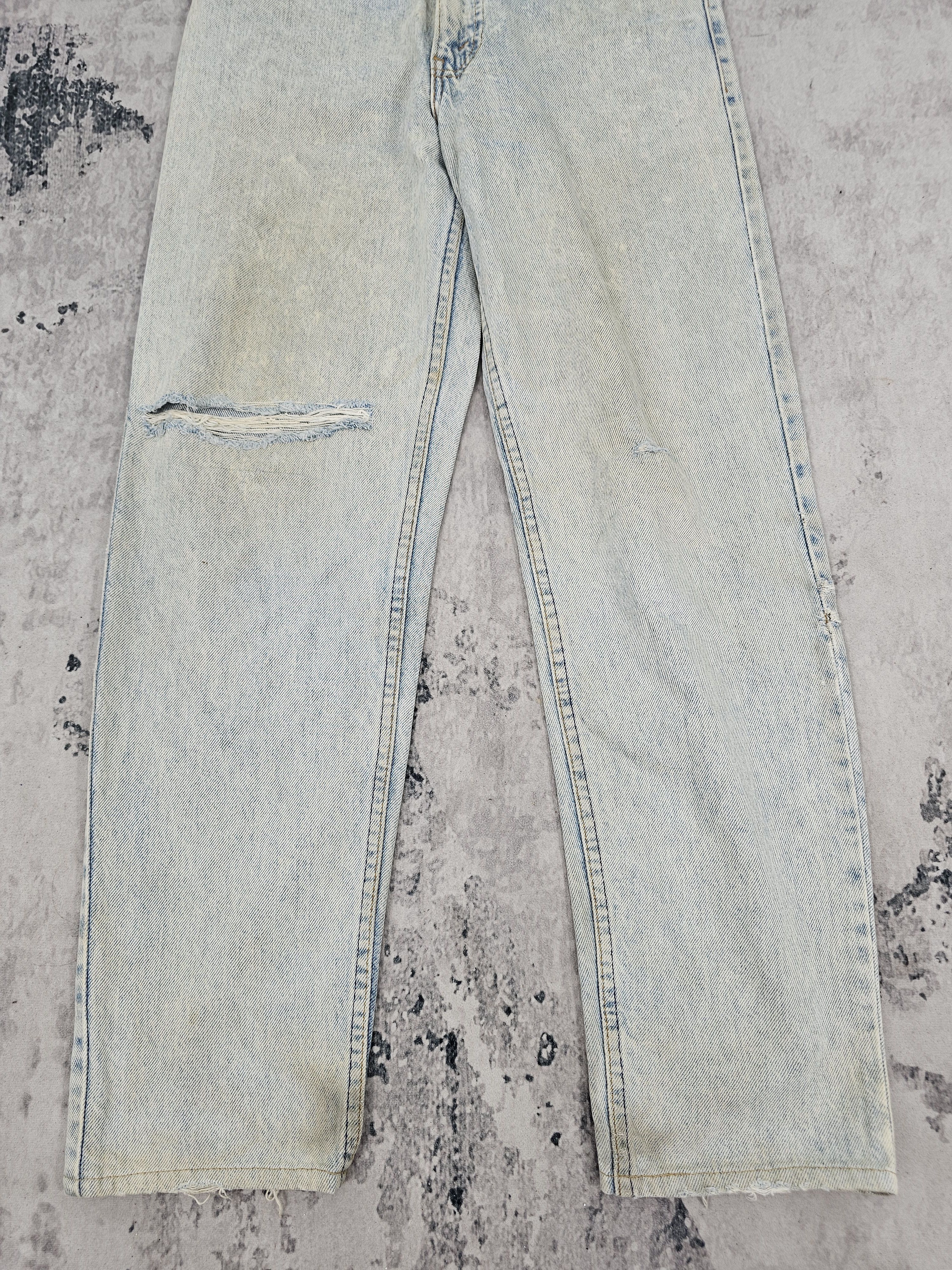 Levi's Vintage Clothing Vtg 80's LEVIS 610 Stain Rusty Ripped Size 31X29 Jeans L0433 Size US 31 - 4 Thumbnail