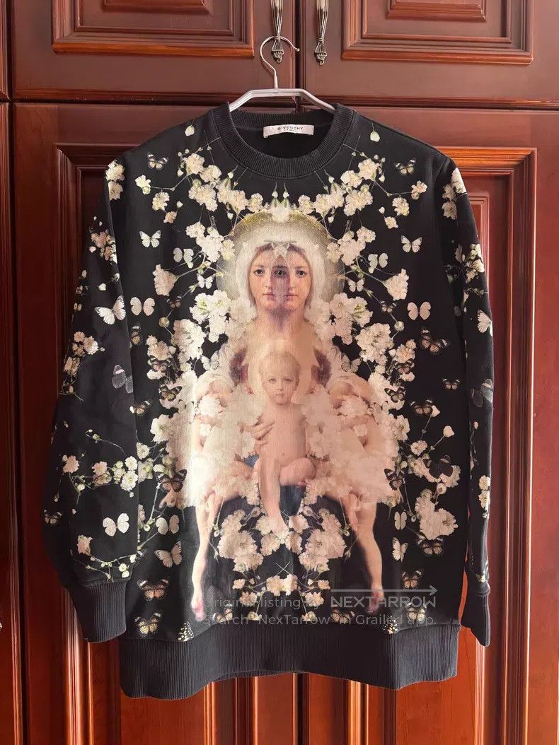 Givenchy Givenchy Starry Sky Virgin Mary Hoodie Size US XS / EU 42 / 0 - 1 Thumbnail