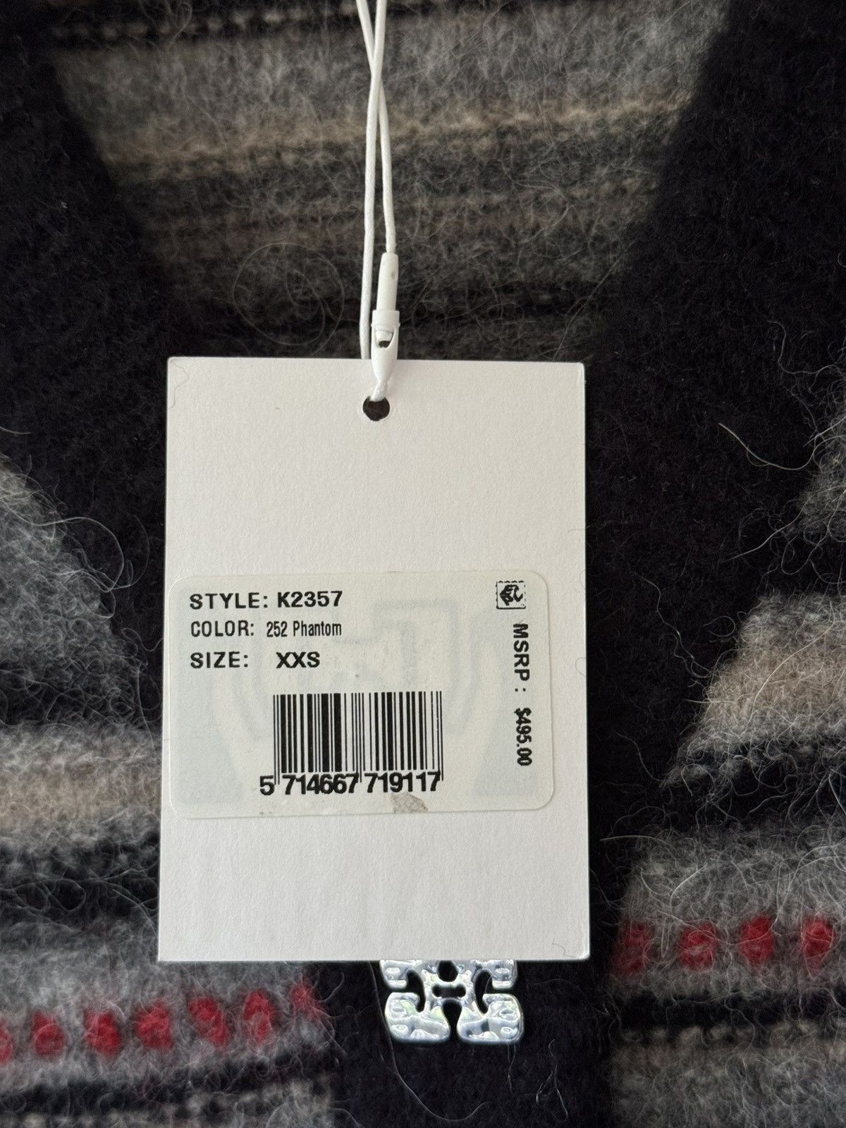 Ganni Ganni Stripe Boxy Cardigan Size XXS / US 00 / IT 34 - 5 Thumbnail