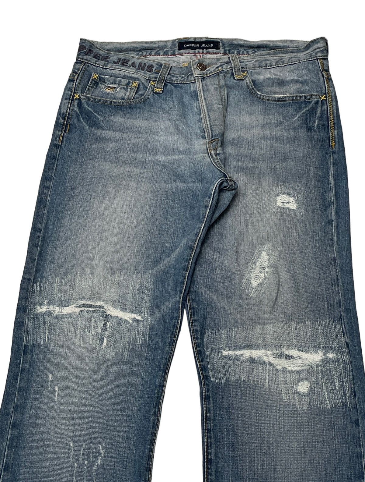 Japanese Brand × Vintage Vintage Japanese Brand Dapper Jeans 1990s Size US 33 - 3 Thumbnail