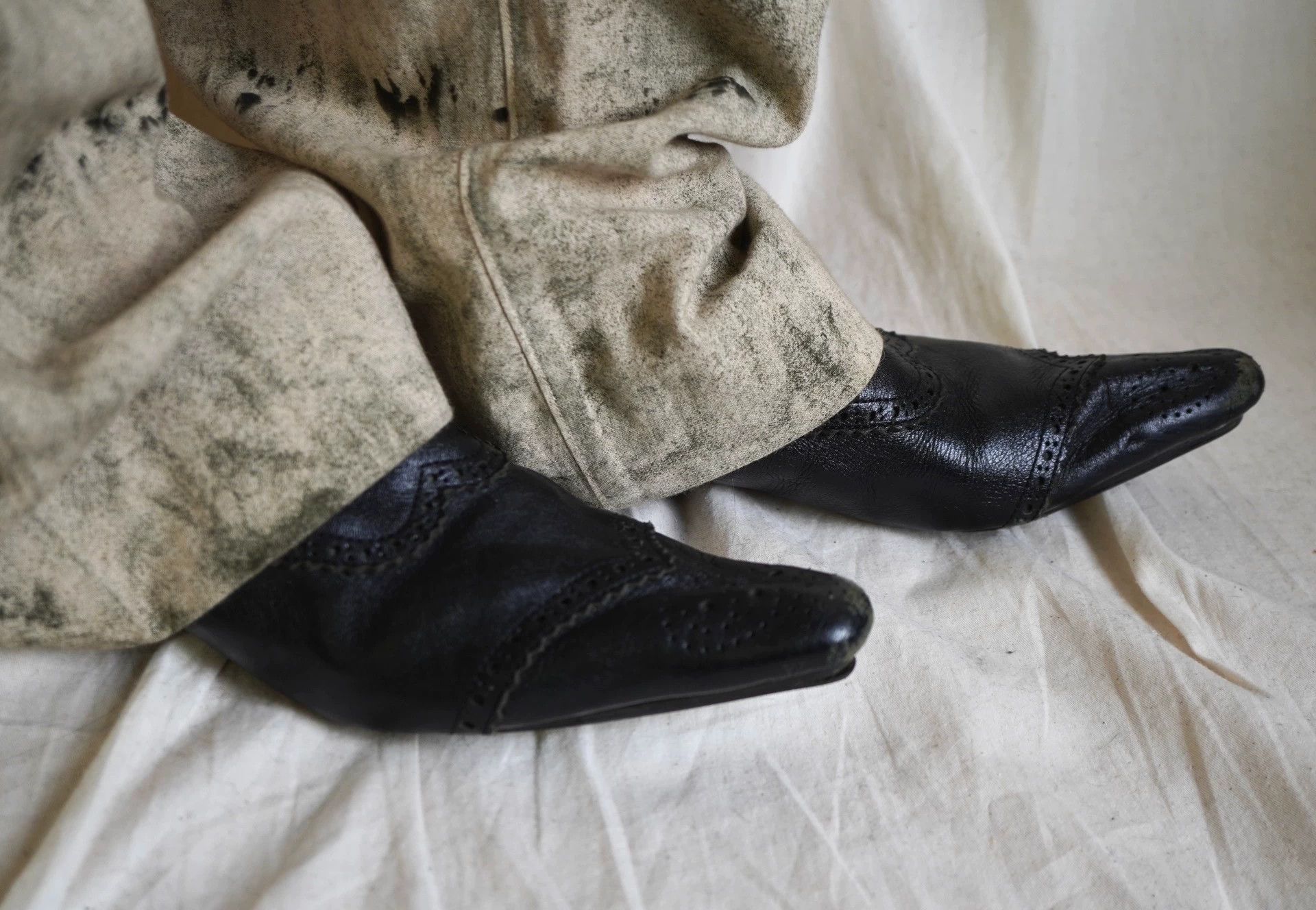 Junya Watanabe Junya Watanabe 2003SS Rare Low Heel Pointed Toe 36 8/10 Size US 5.5 / IT 35.5 - 7 Thumbnail