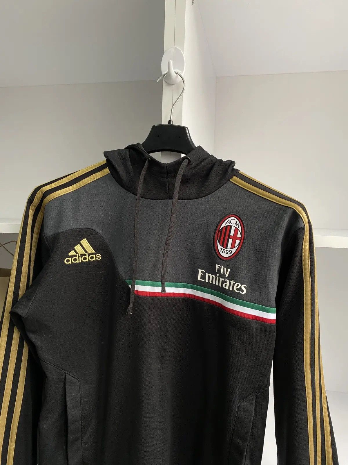 Adidas × Vintage Vintage Adidas Milan Hoodie Sweatshirt Size US M / EU 48-50 / 2 - 3 Thumbnail