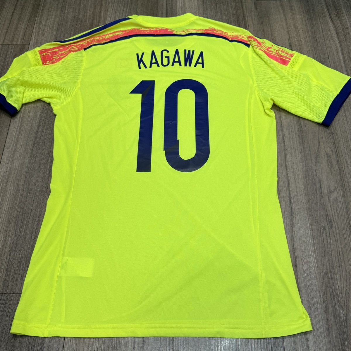 Adidas Japan 14/15 player issue away shirt #10 Kagawa Size US M / EU 48-50 / 2 - 2 Thumbnail