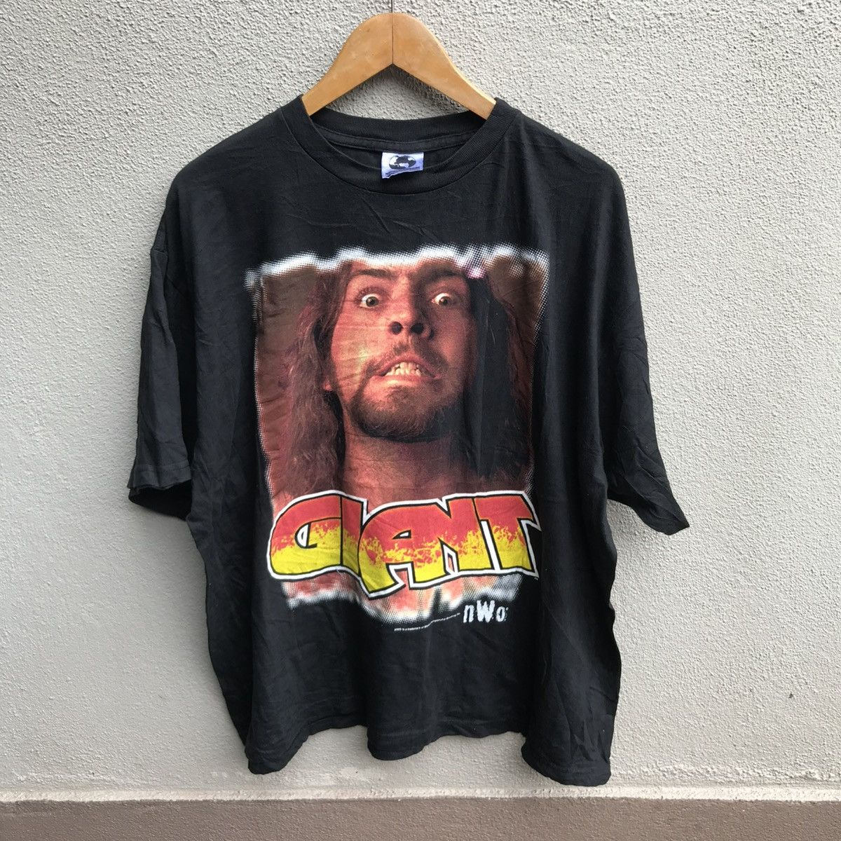 Vintage Vintage rare 90s GIANT Big Show nwo tee wrestling Size US XL / EU 56 / 4 - 1 Thumbnail