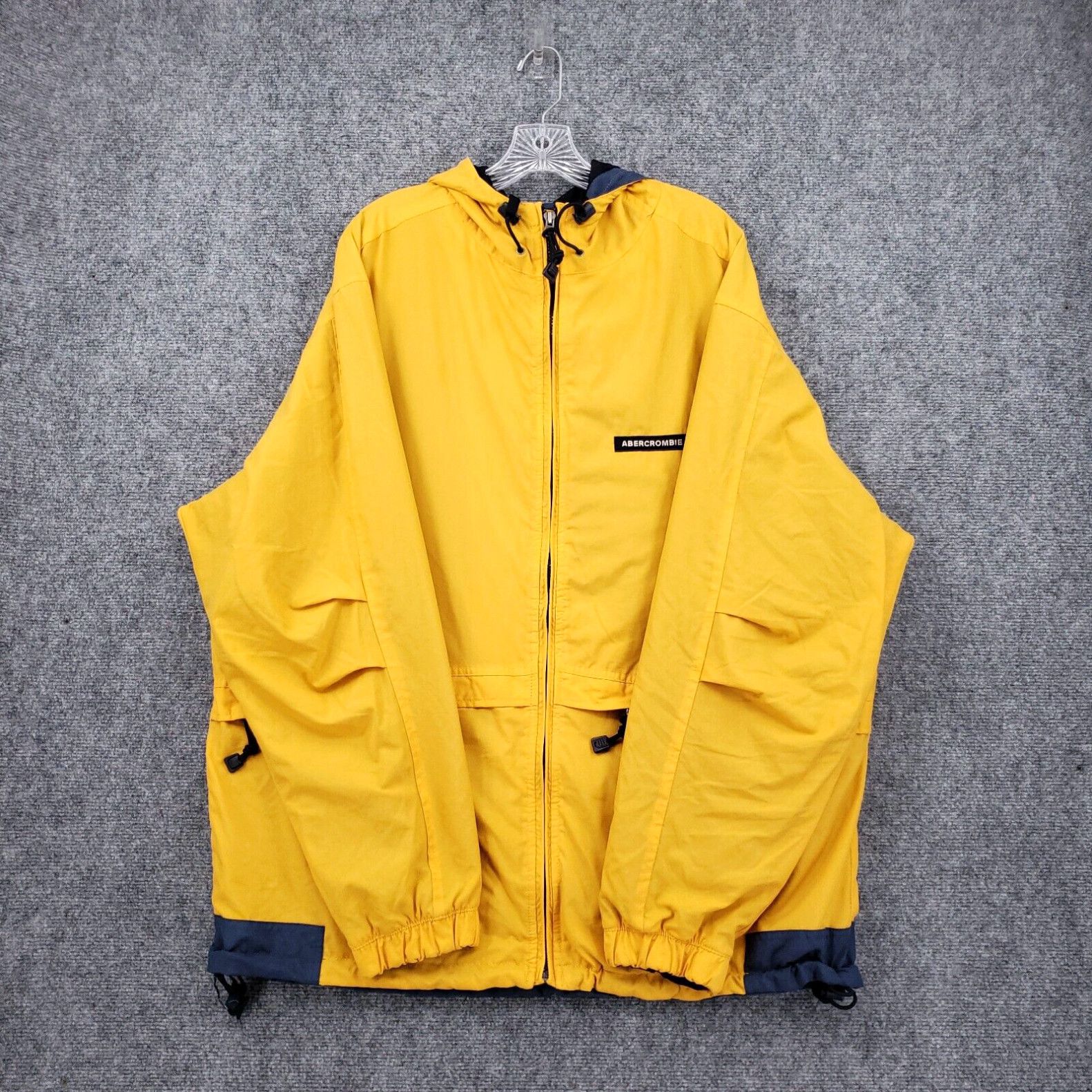 Abercrombie and fitch rain jacket hot sale