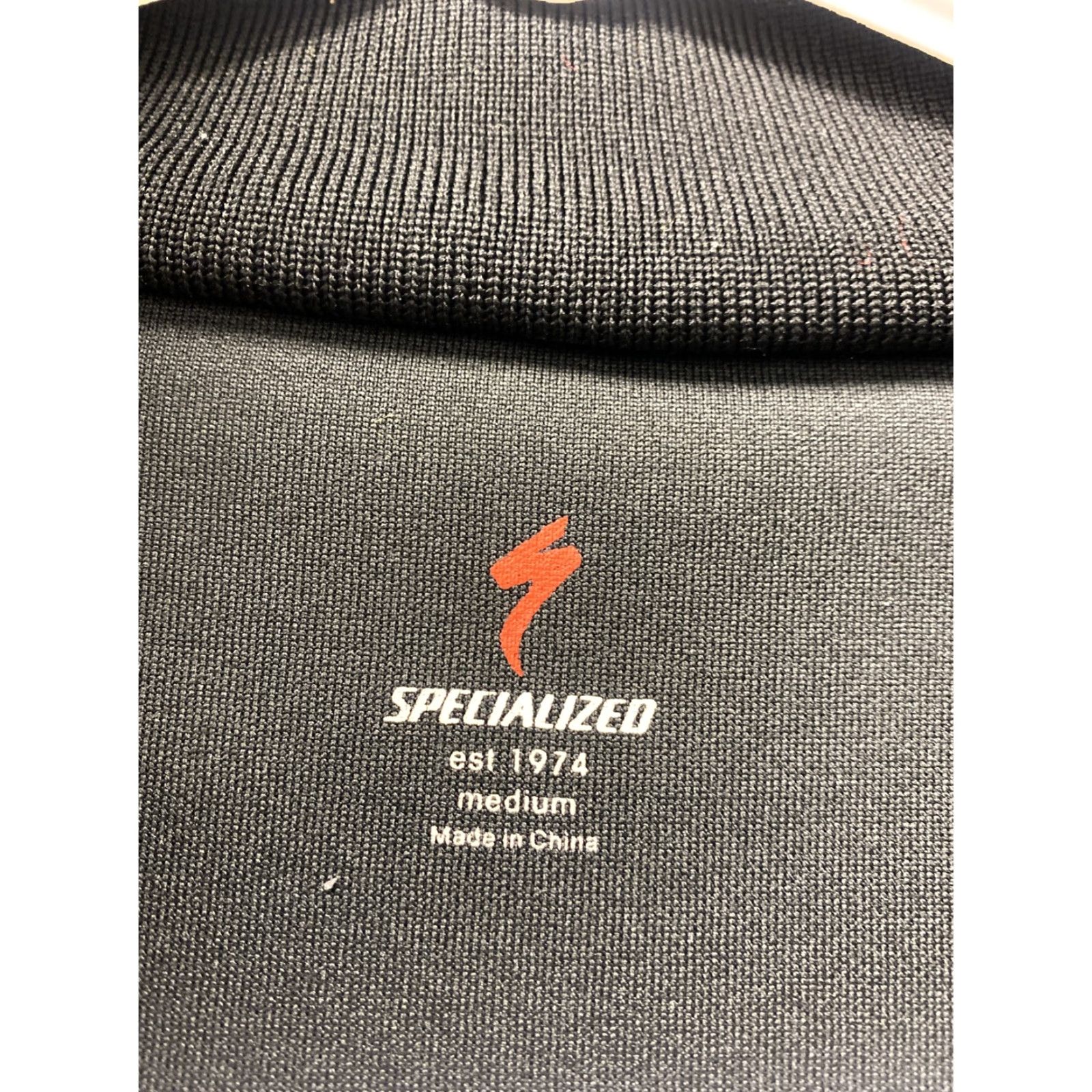 Vintage SPECIALIZED MEN BLACK Zip Cycling, JACKET CALIFORNIA REPUBLIC ZIP Size M /106-8 Size US M / EU 48-50 / 2 - 7 Thumbnail
