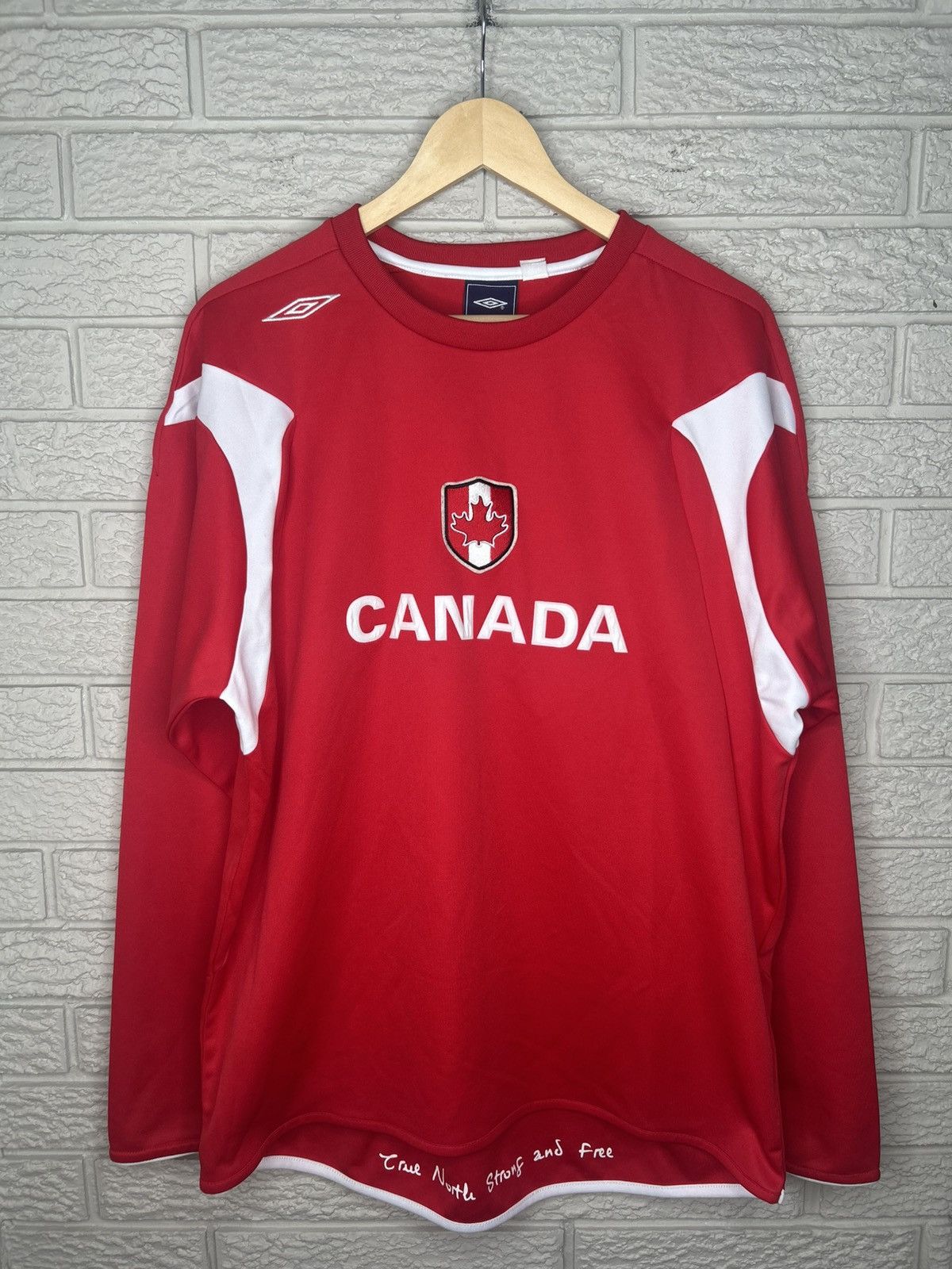 Umbro Canada Long Sleeve Soccer Jersey