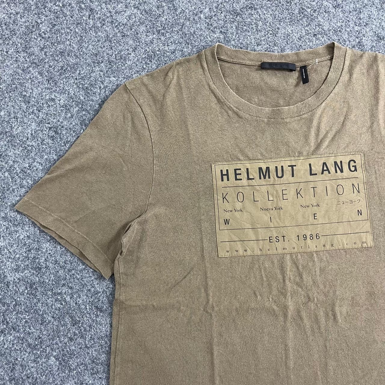 Helmut Lang Helmut Lang Kollektion Logo Patch Tshirt Size US M / EU 48-50 / 2 - 4 Thumbnail