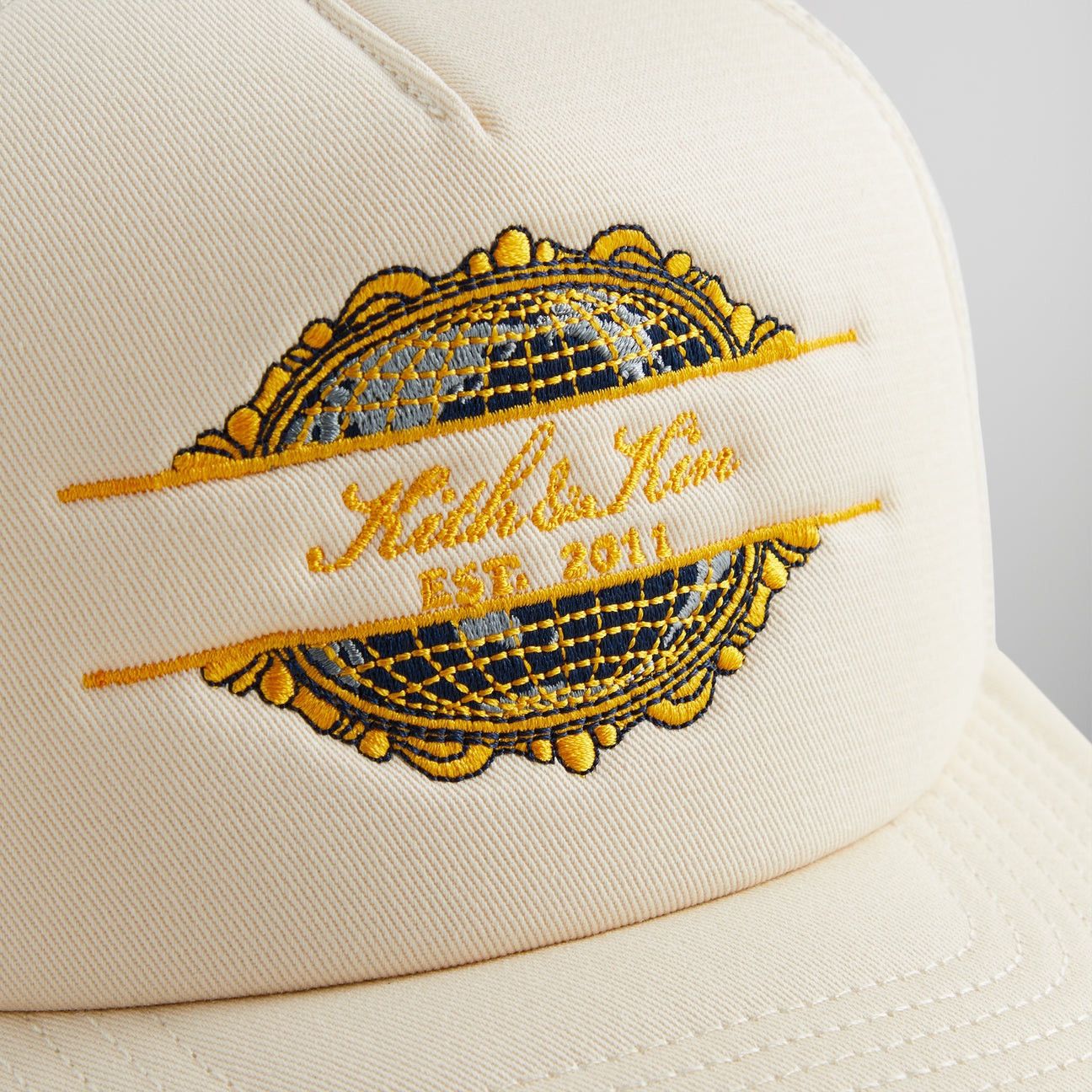 Kith Kith Nolan Poly Foam Trucker Hat Cap in Canvas Snapback Size ONE SIZE - 4 Thumbnail