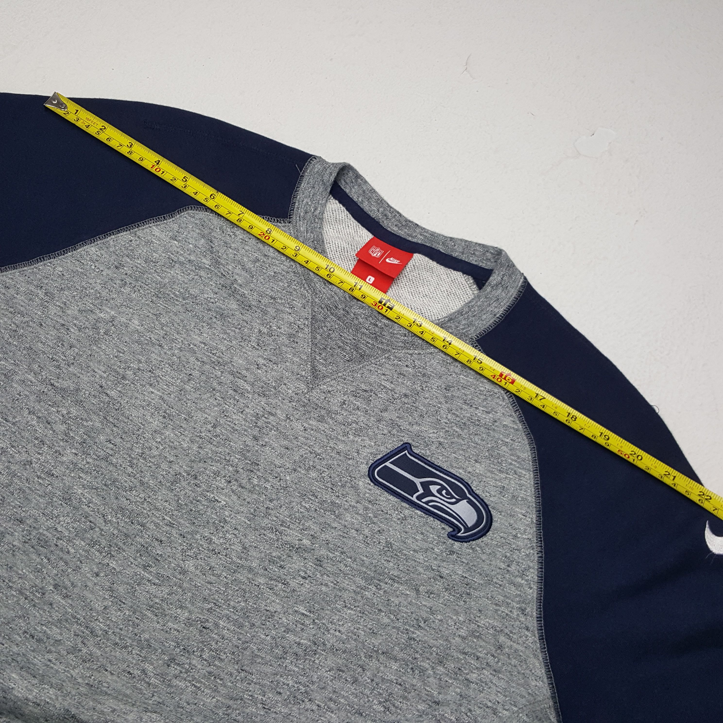 NFL × Nike × Vintage Vintage Nike Seattle Seahawks NFL Promo Sweatshirt Size US L / EU 52-54 / 3 - 5 Thumbnail