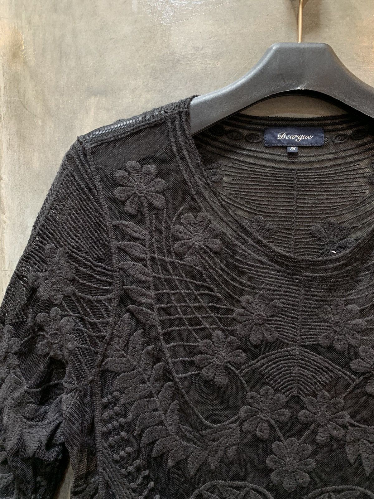 If Six Was Nine Y2K Lace Up Mesh Top Size US M / EU 48-50 / 2 - 3 Thumbnail