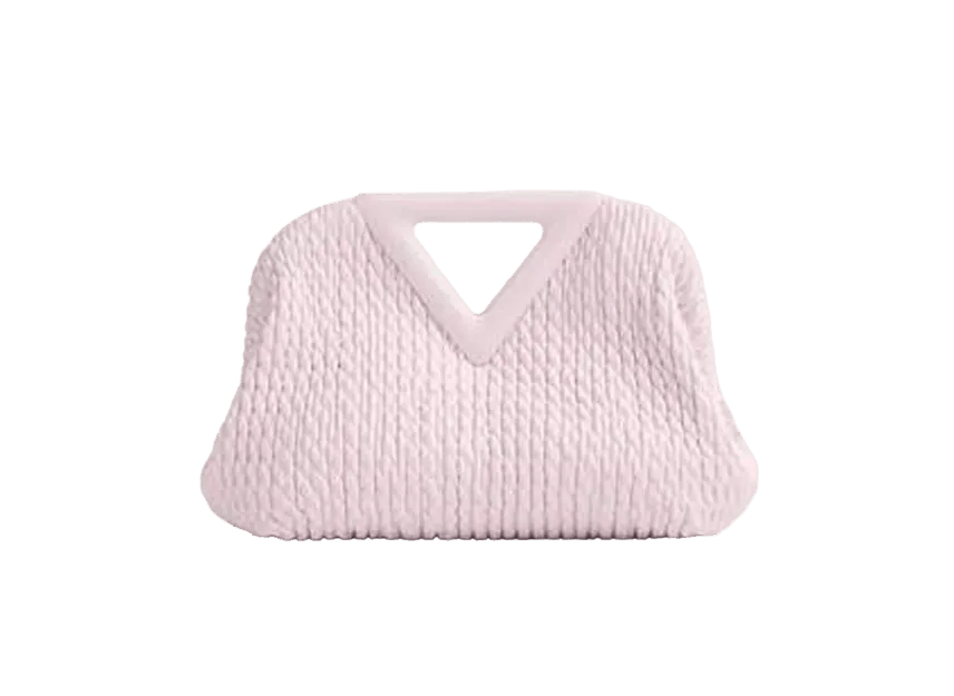 Bottega Veneta o1n1vont0525 Size: OS / Point Pouch in Light Pink Size ONE SIZE - 1 Thumbnail