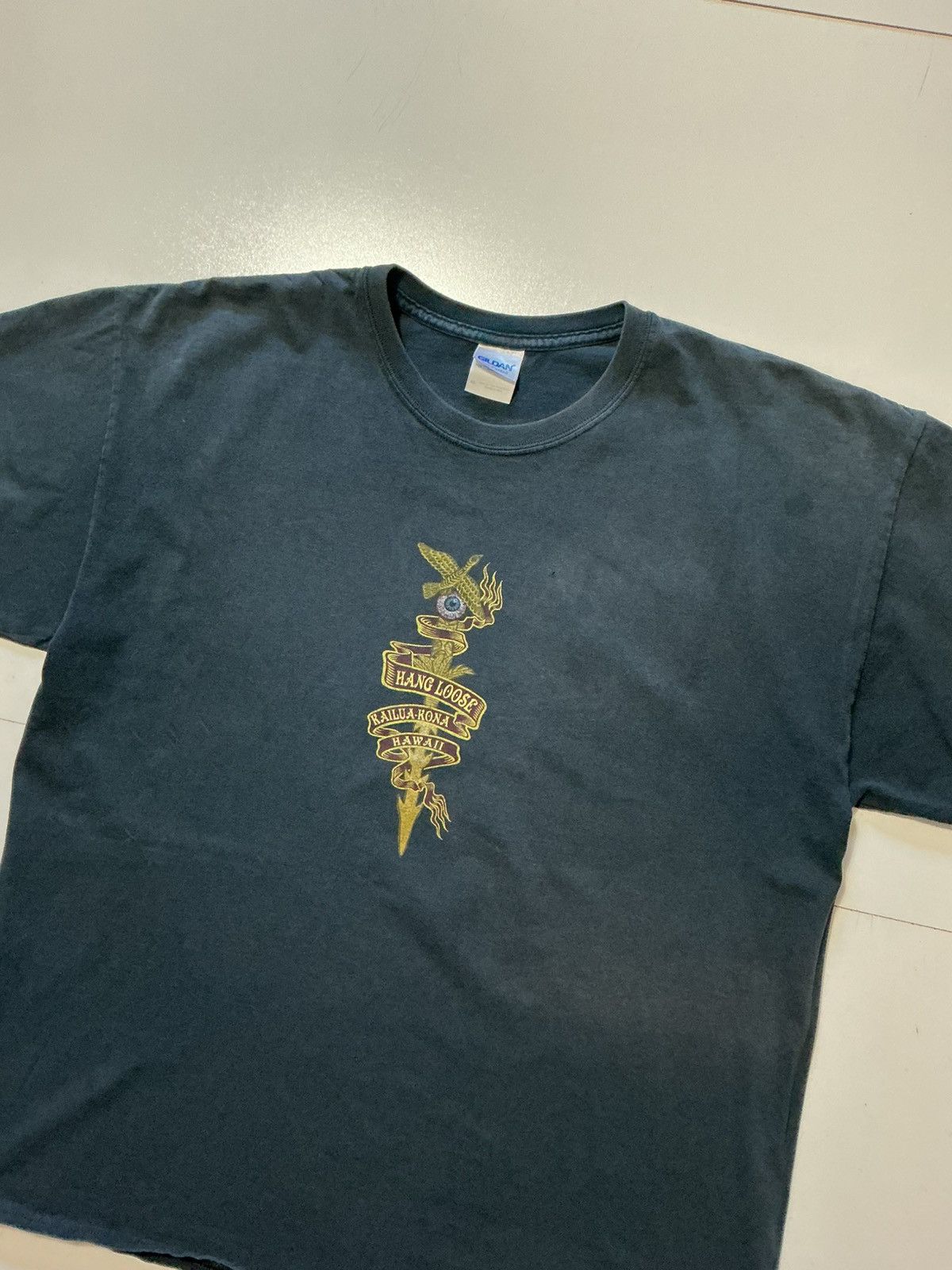 Other Hang Loose Kailua Kona Hawaii Tribal Hand Shaka Eye T-Shirt Size US XL / EU 56 / 4 - 4 Thumbnail