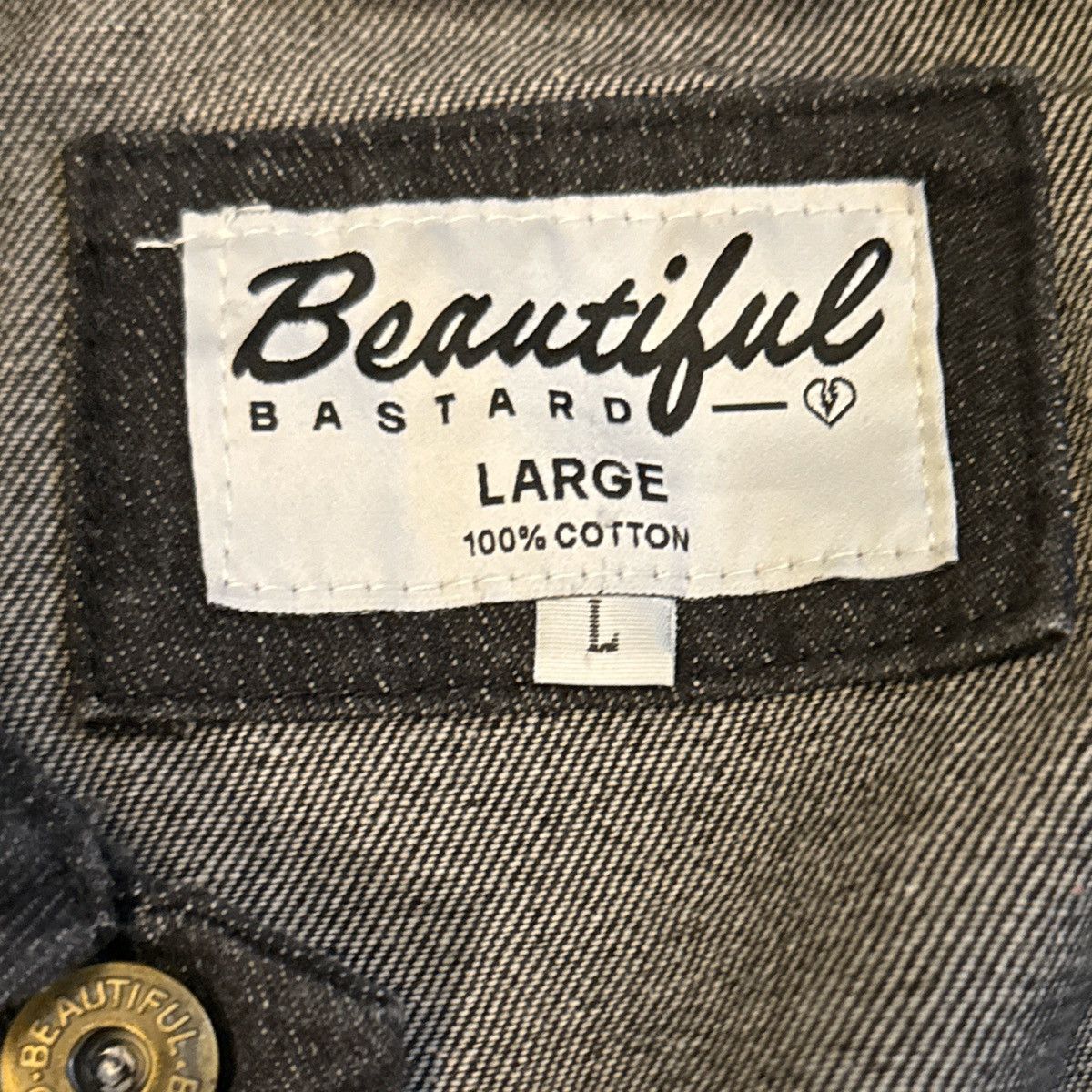 Other Black denim cotton by Beautiful Bastard size large. Unisex Size L / US 10 / IT 46 - 5 Thumbnail