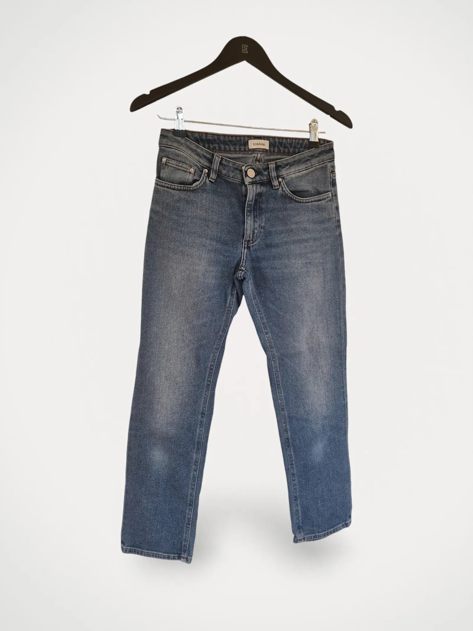 Toteme Toteme Straight Denim Jeans Size 26" / US 2 / IT 38 - 1 Thumbnail